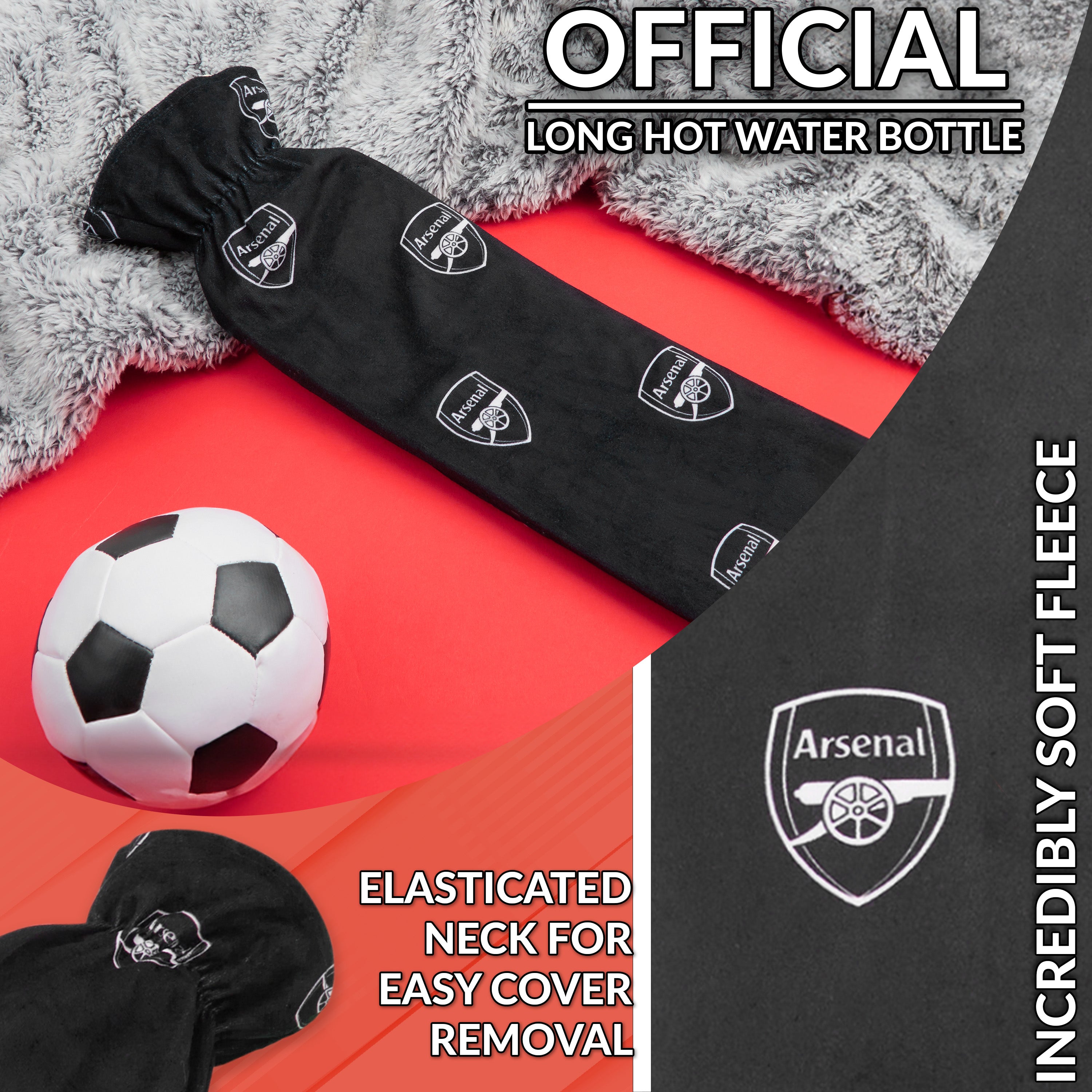 arsenal-bouillotte-longue-2l-housse-noire-football image 4