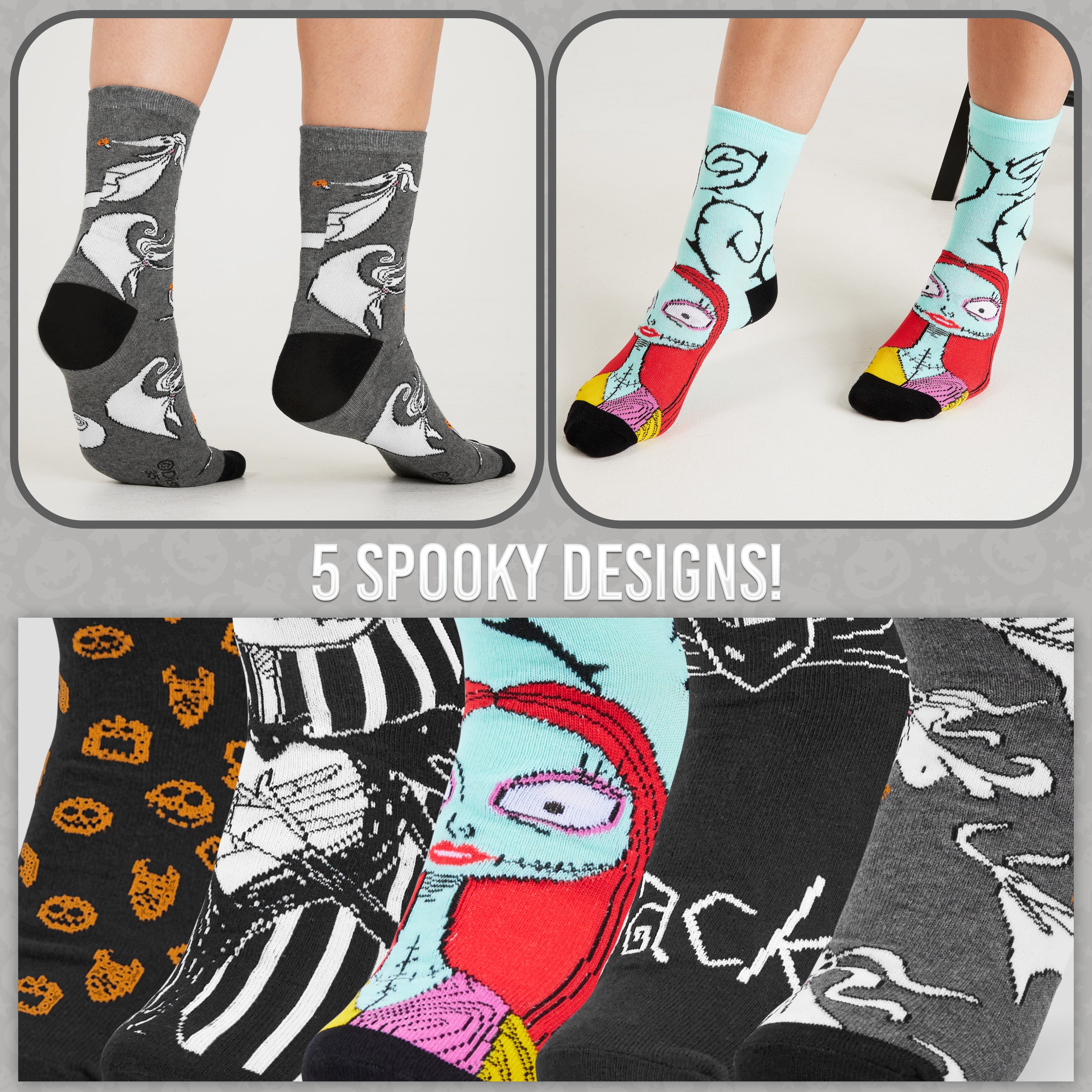 get-trend-disney-chaussettes-femme-lot-5-fantaisie image 4