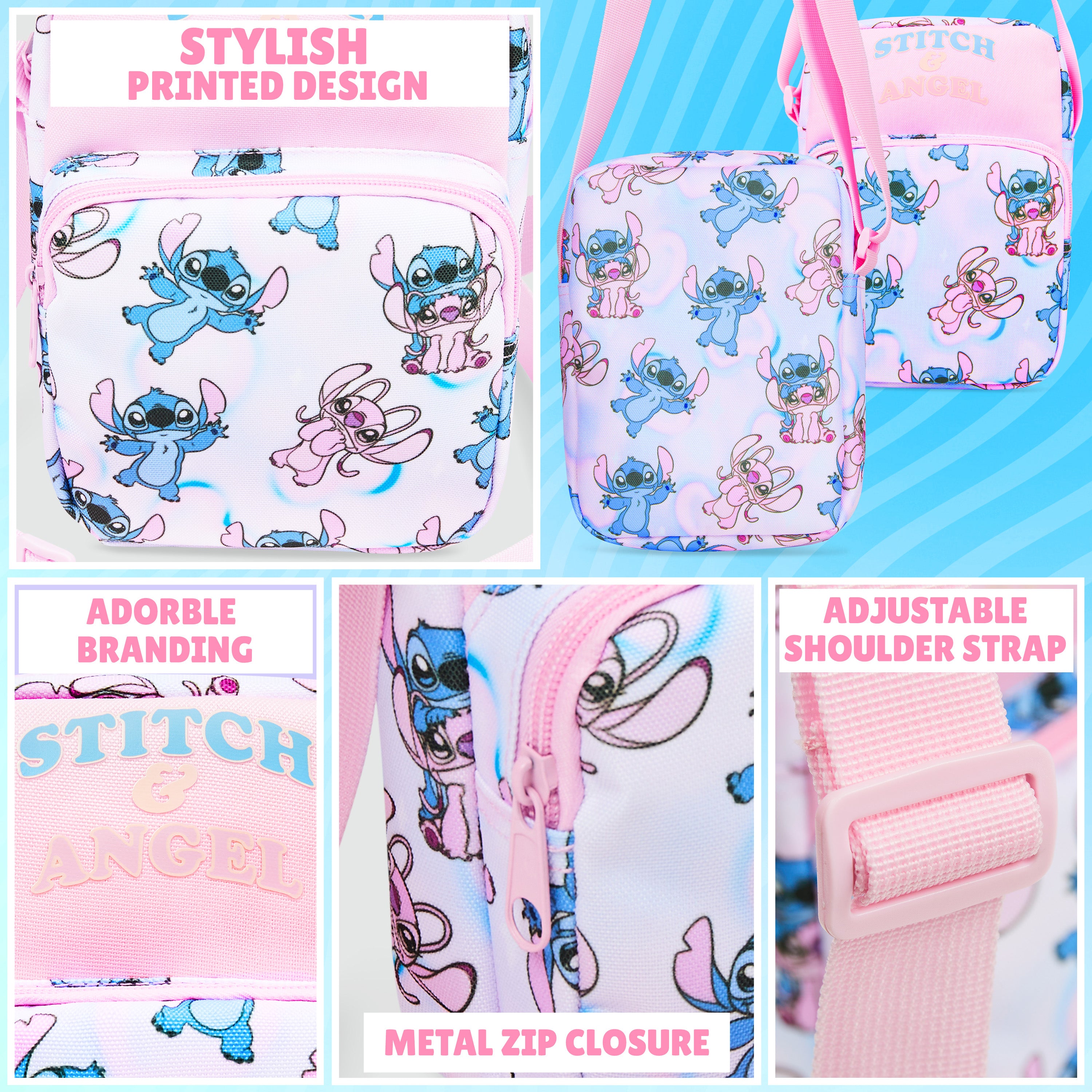 get-trend-disney-stitch-sac-bandouli-re-fille-sangle-r-glable image 4