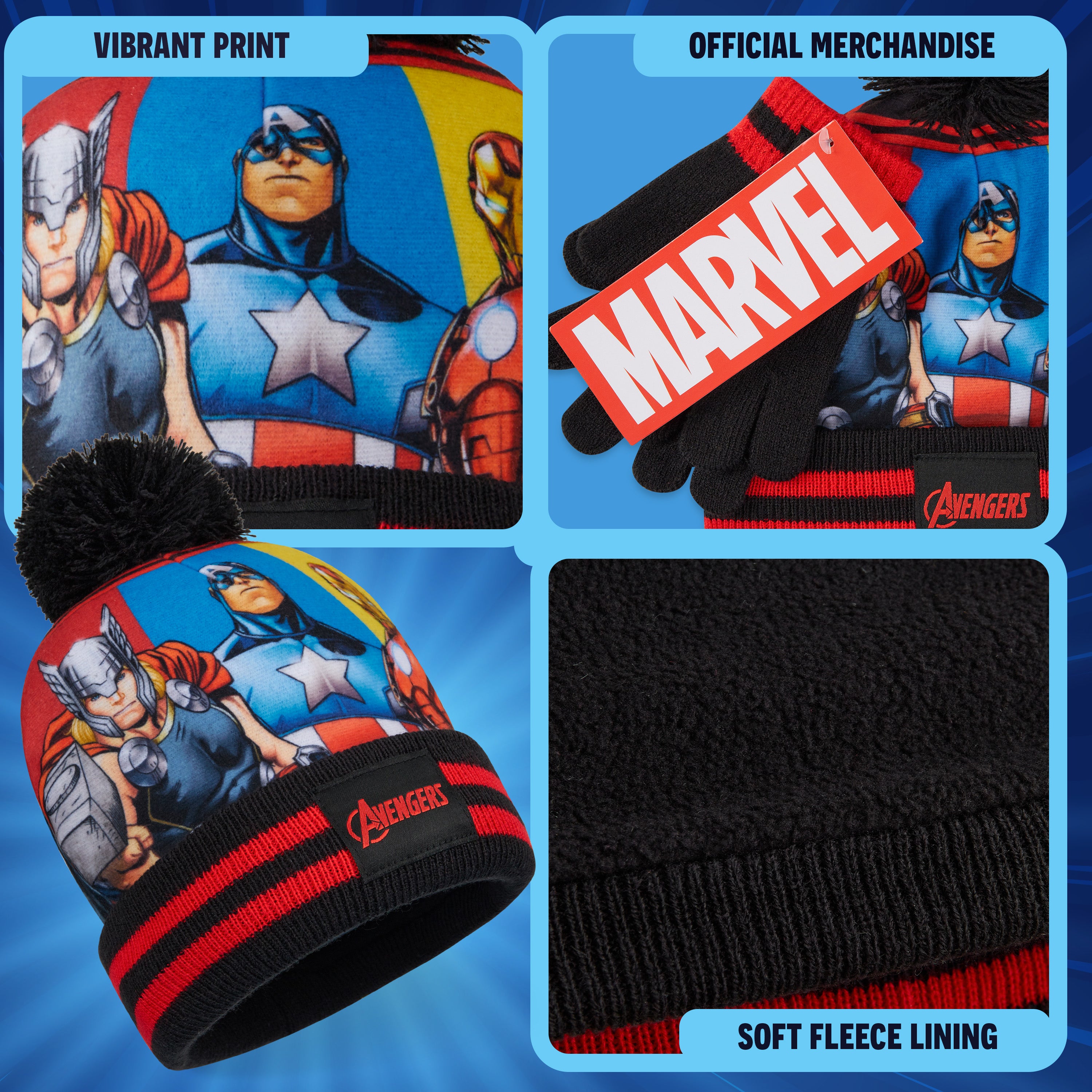 get-trend-boys-marvel-ensemble-hiver-gar-on-2-pi-ces-chaud image 4