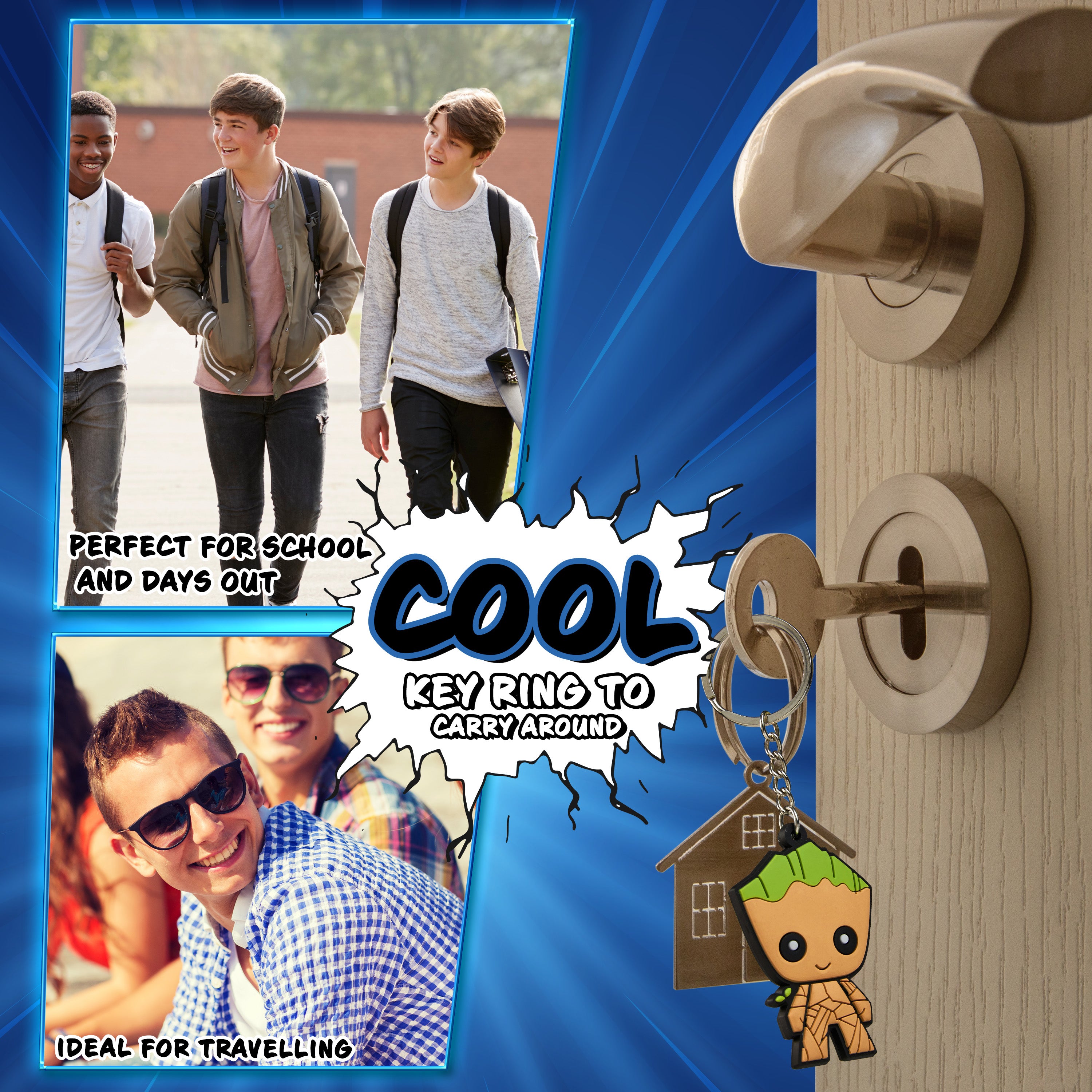 get-trend-marvel-groot-portefeuille-cartes-beige-porte-cl-s-homme image 6