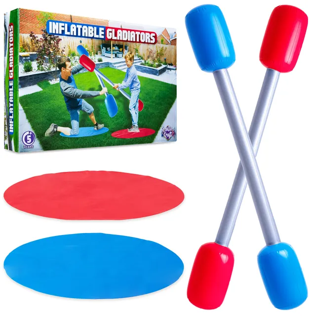 kreativekraft-jeu-gladiateur-gonflable-b-tons-ext-rieur image 1