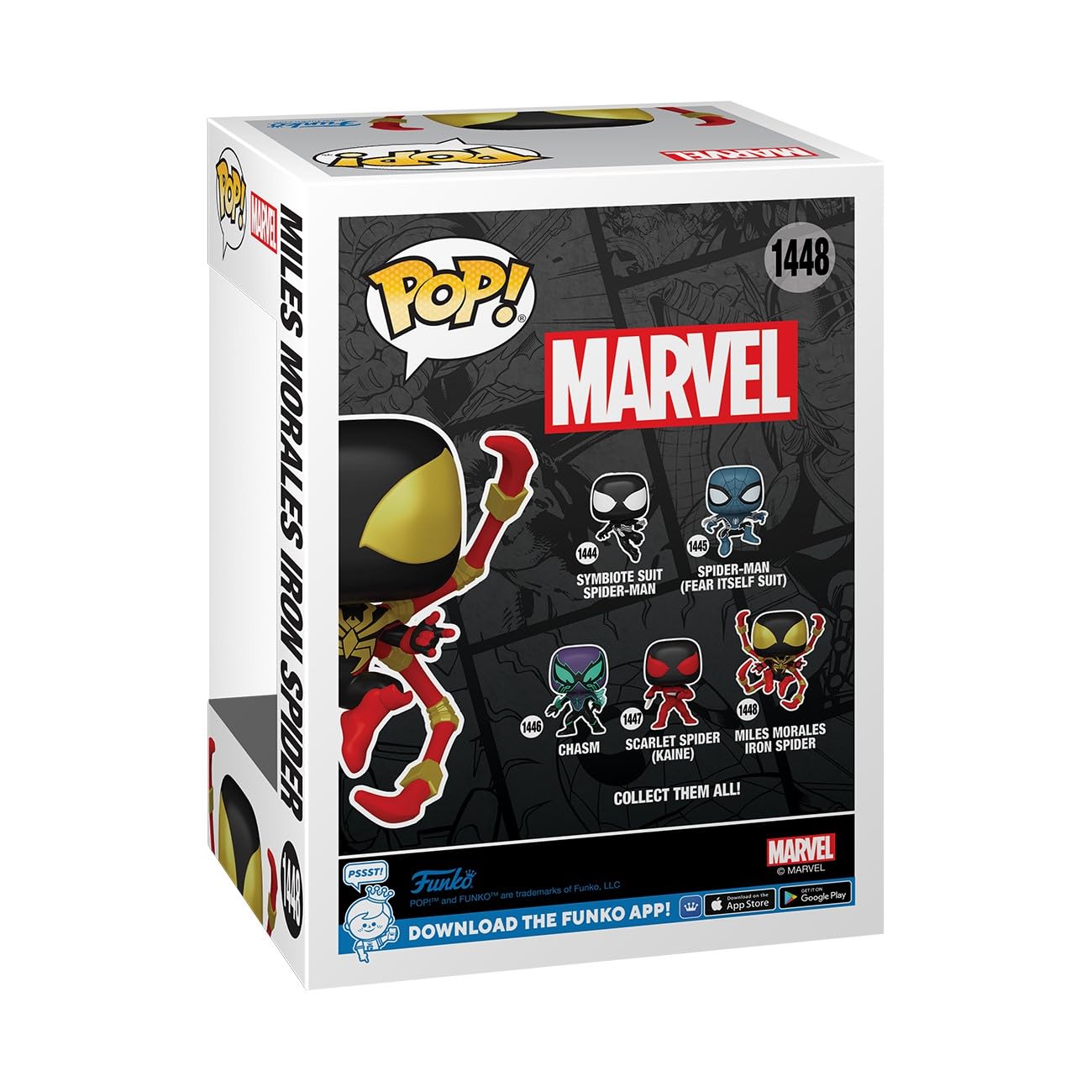 funko-pop-marvel-miles-morales-iron-spider-figurine-9-5-cm image 3