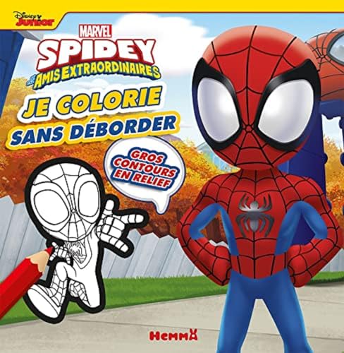 marvel-spidey-et-ses-amis-extraordinaires-livre-coloriage-relief image 4