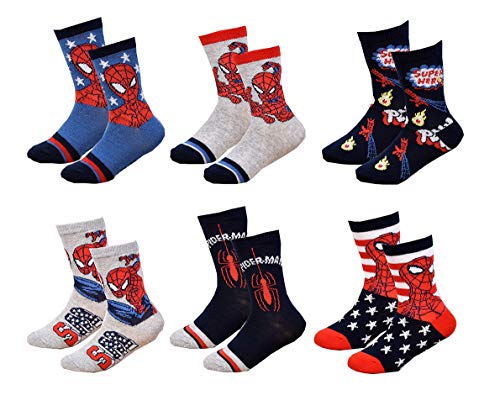 marvel-spider-man-chaussettes-enfant-fantaisie-pack image 4