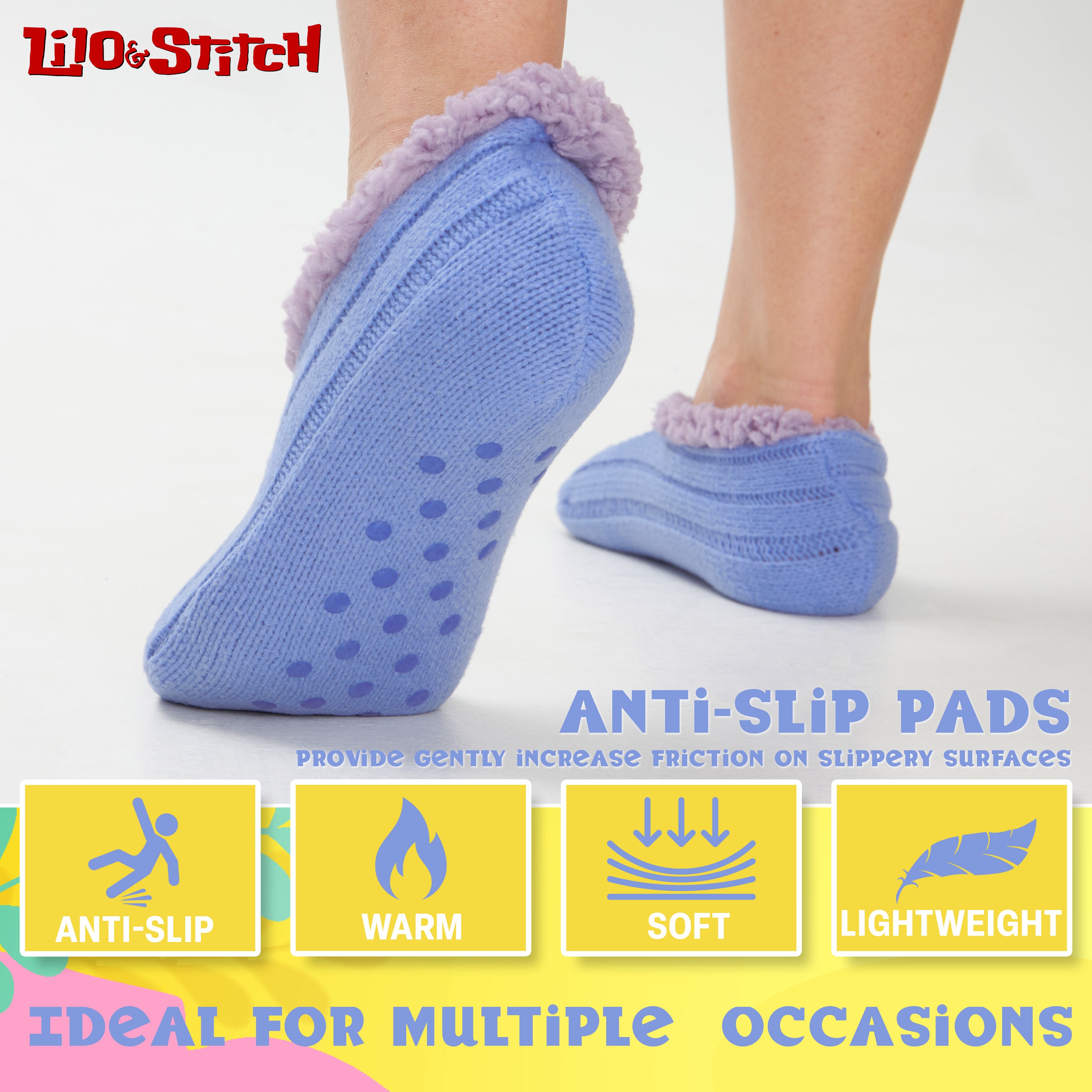 disney-ballerines-chaussons-femme-sherpa-antid-rapant image 4