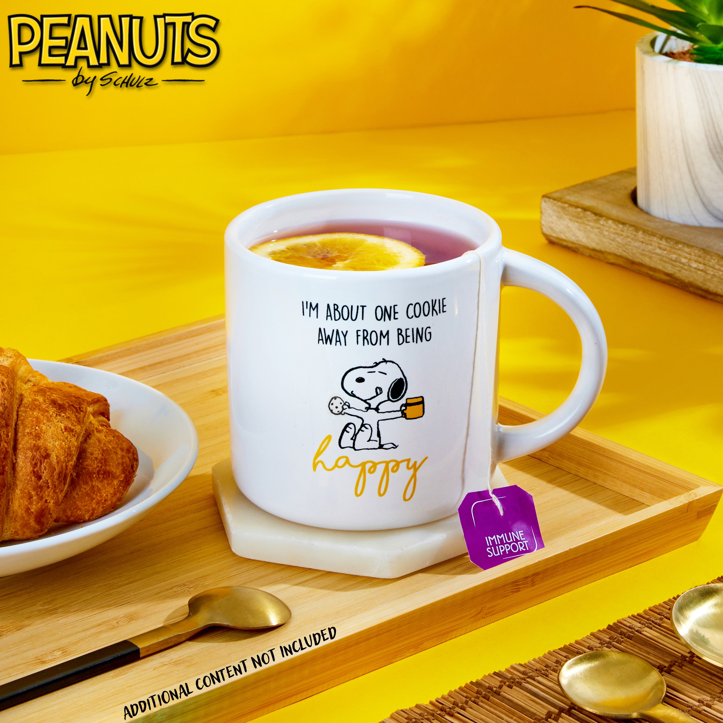 snoopy-mug-c-ramique-400-ml-blanc-jaune-caf-th image 2