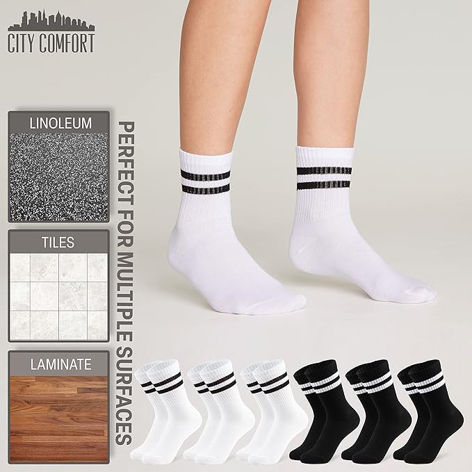 citycomfort-chaussettes-femme-lot-de-6-mi-mollet-37-40 image 7