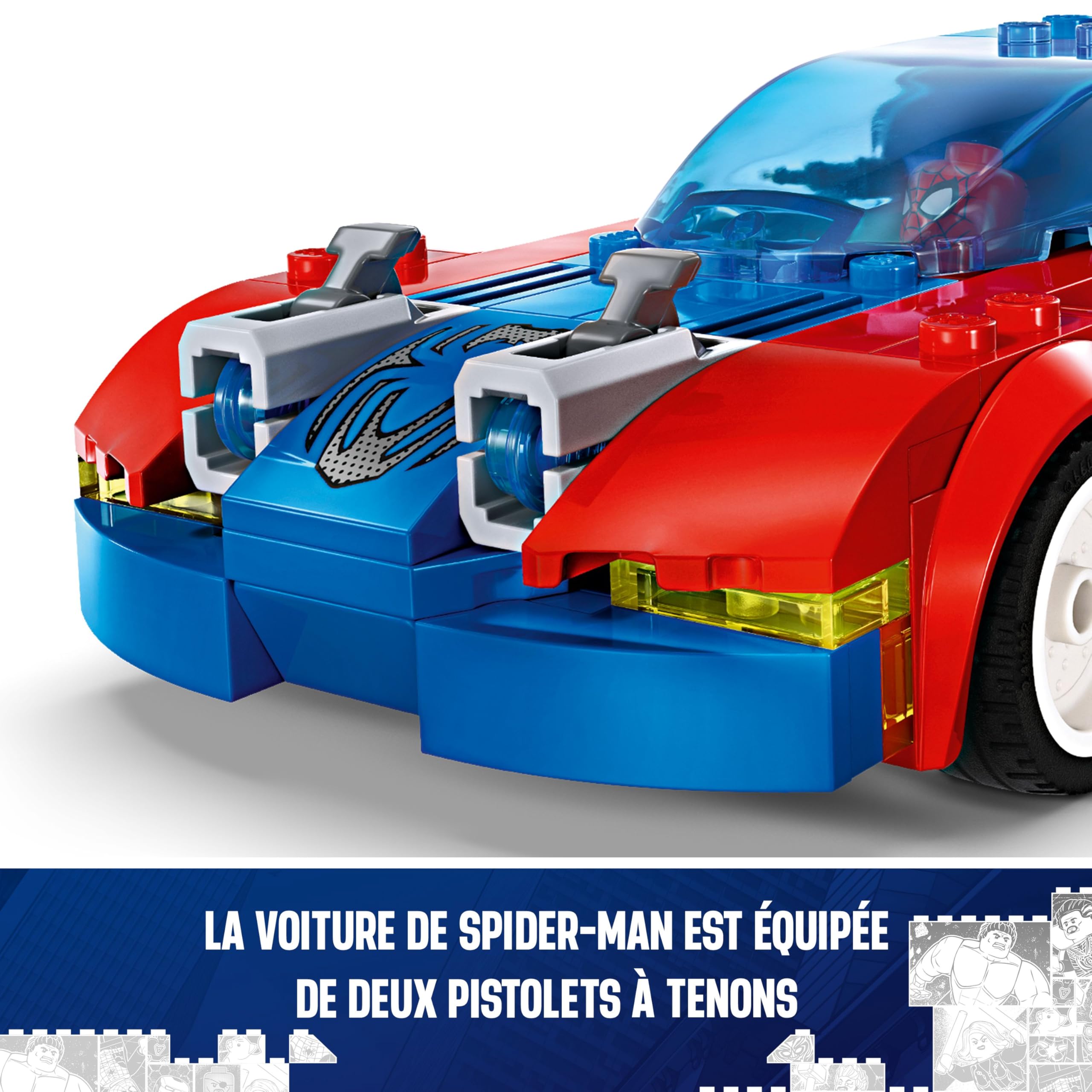 lego-marvel-76279-voiture-spider-man-vs-bouffon-vert-7-ans image 5
