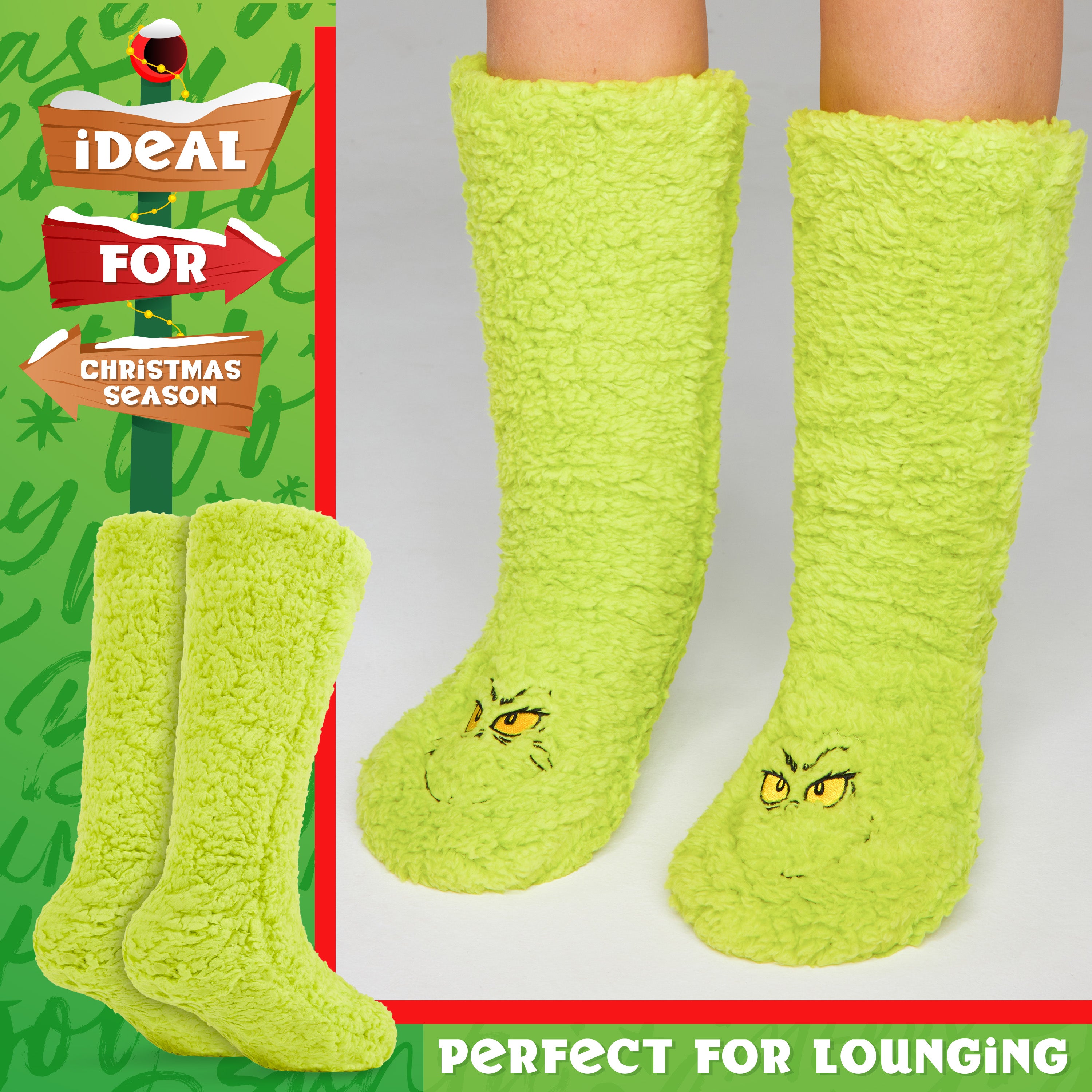 grinch-chaussettes-pilou-femme-antid-rapantes-4-9 image 5