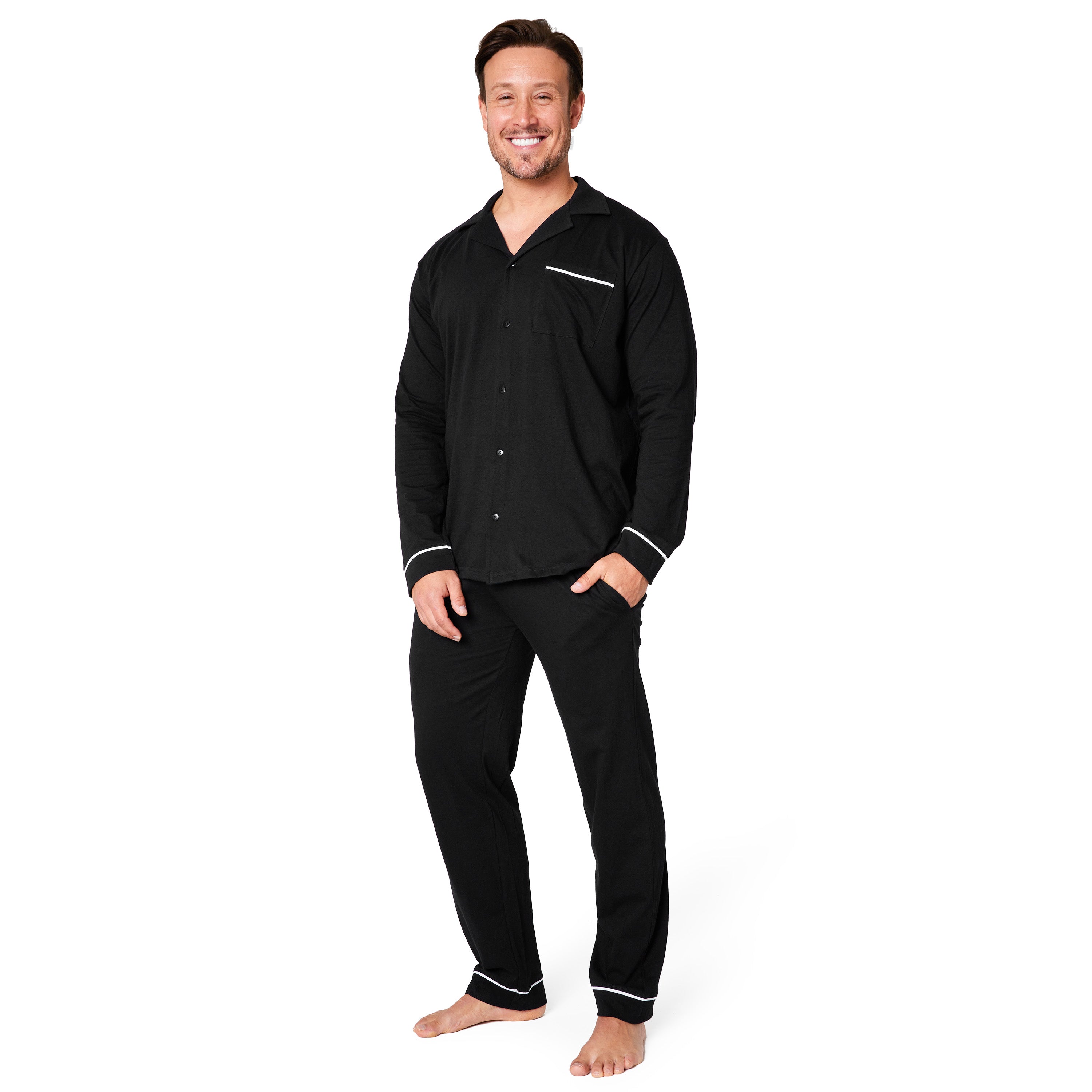 get-trend-men-ciycomfort-pyjama-homme-bleu-marine image 7