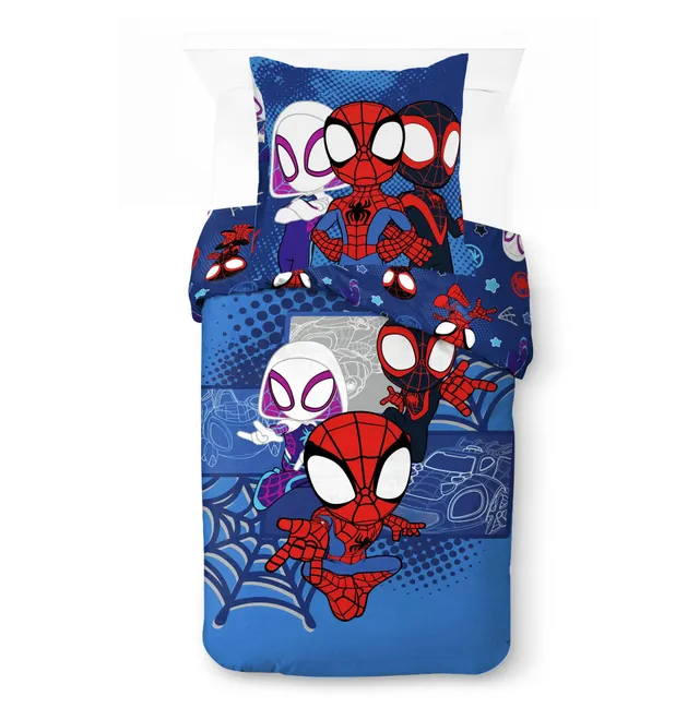 marvel-spidey-parure-lit-1-personne-coton-137x200-vroom image 1