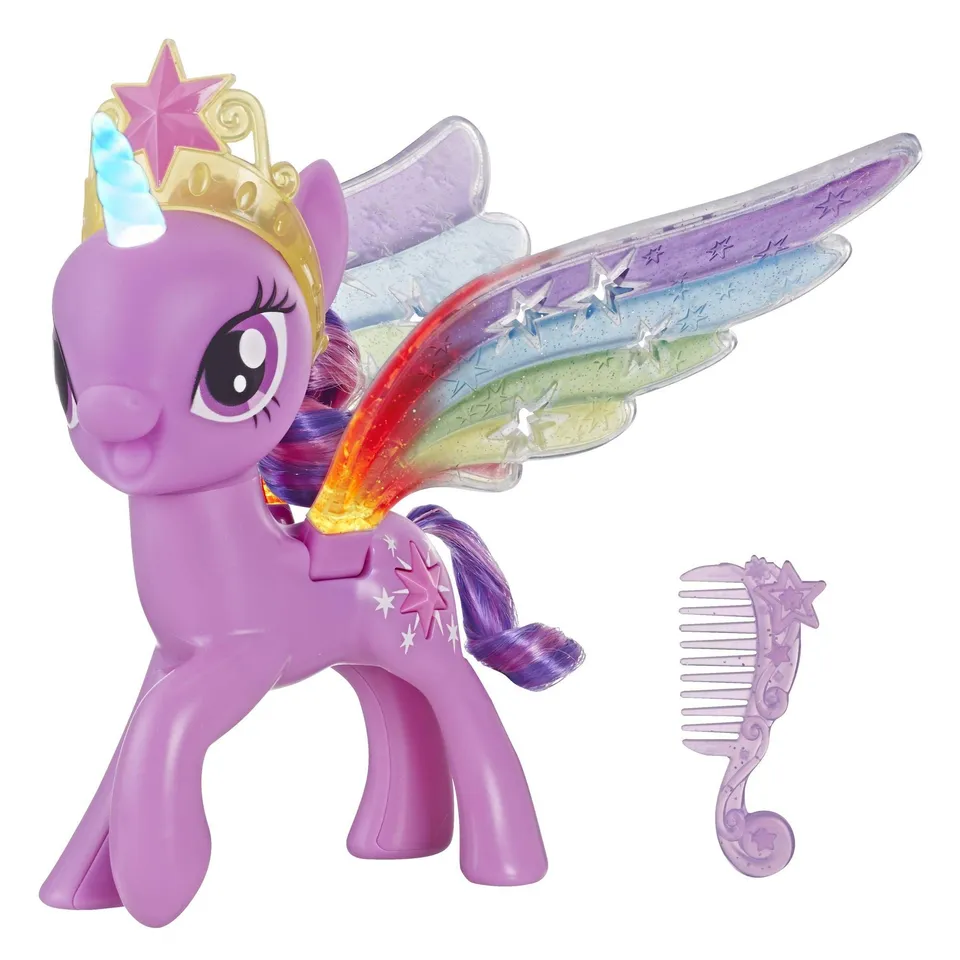 my-little-pony-twilight-sparkle-figurine-ailes-arc-en-ciel-20-cm image 1