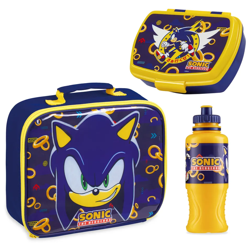 sonic-set-repas-enfant-3-pi-ces-isotherme-gourde-430ml image 1