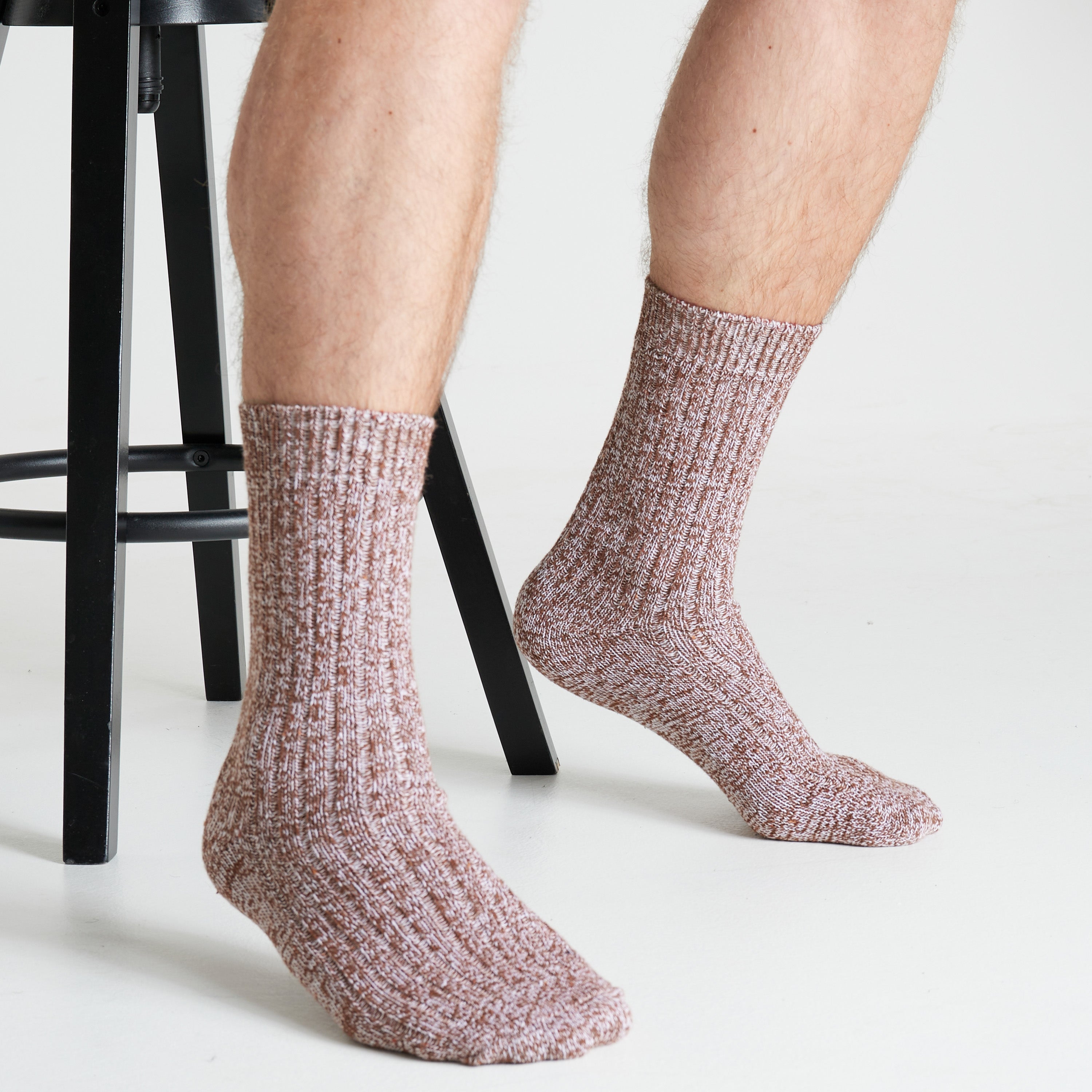 citycomfort-men-chaussettes-basses-laine-lot-5-taille-6-9 image 3
