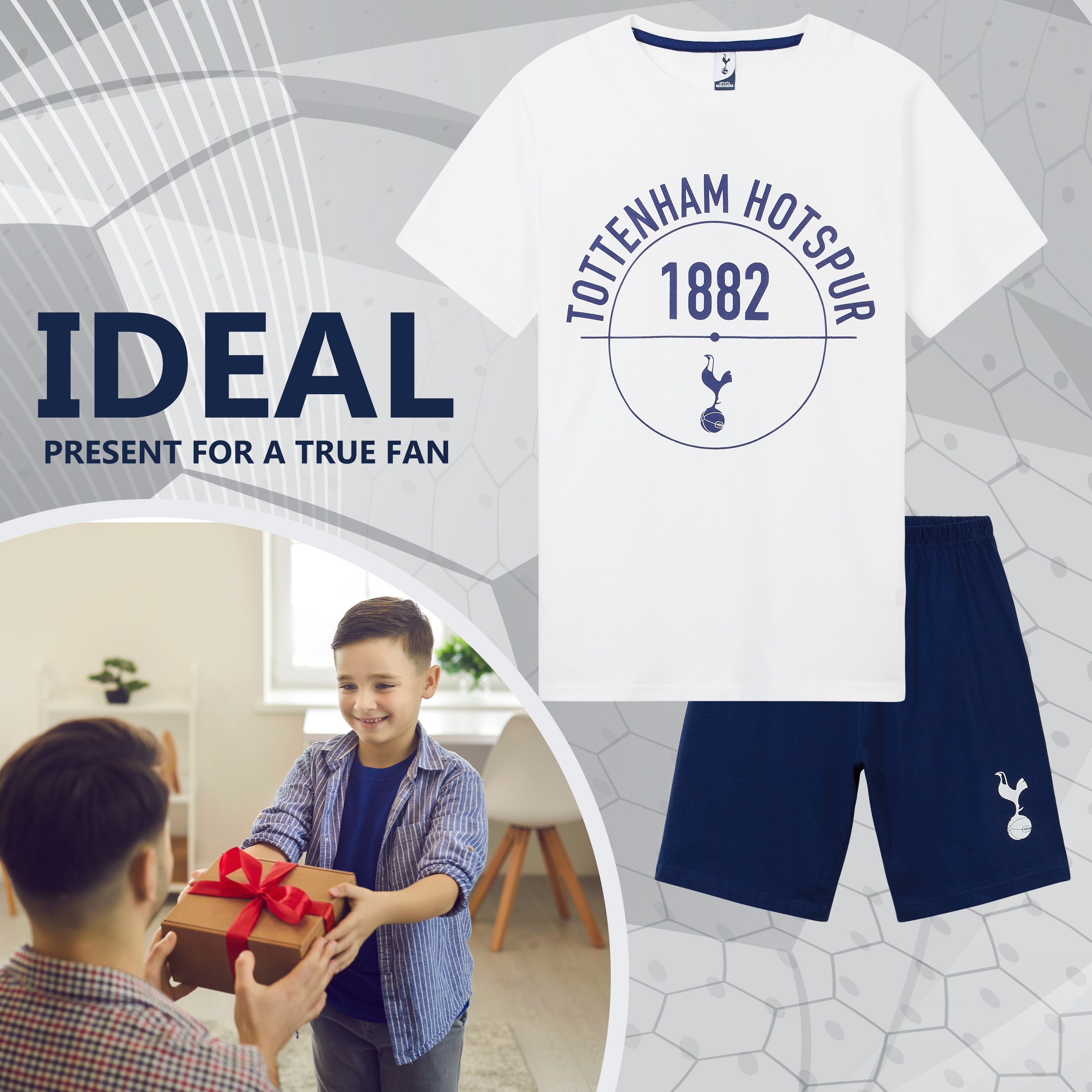get-trend-boys-tottenham-pyjama-short-coton-enfant-7-8-ans image 3