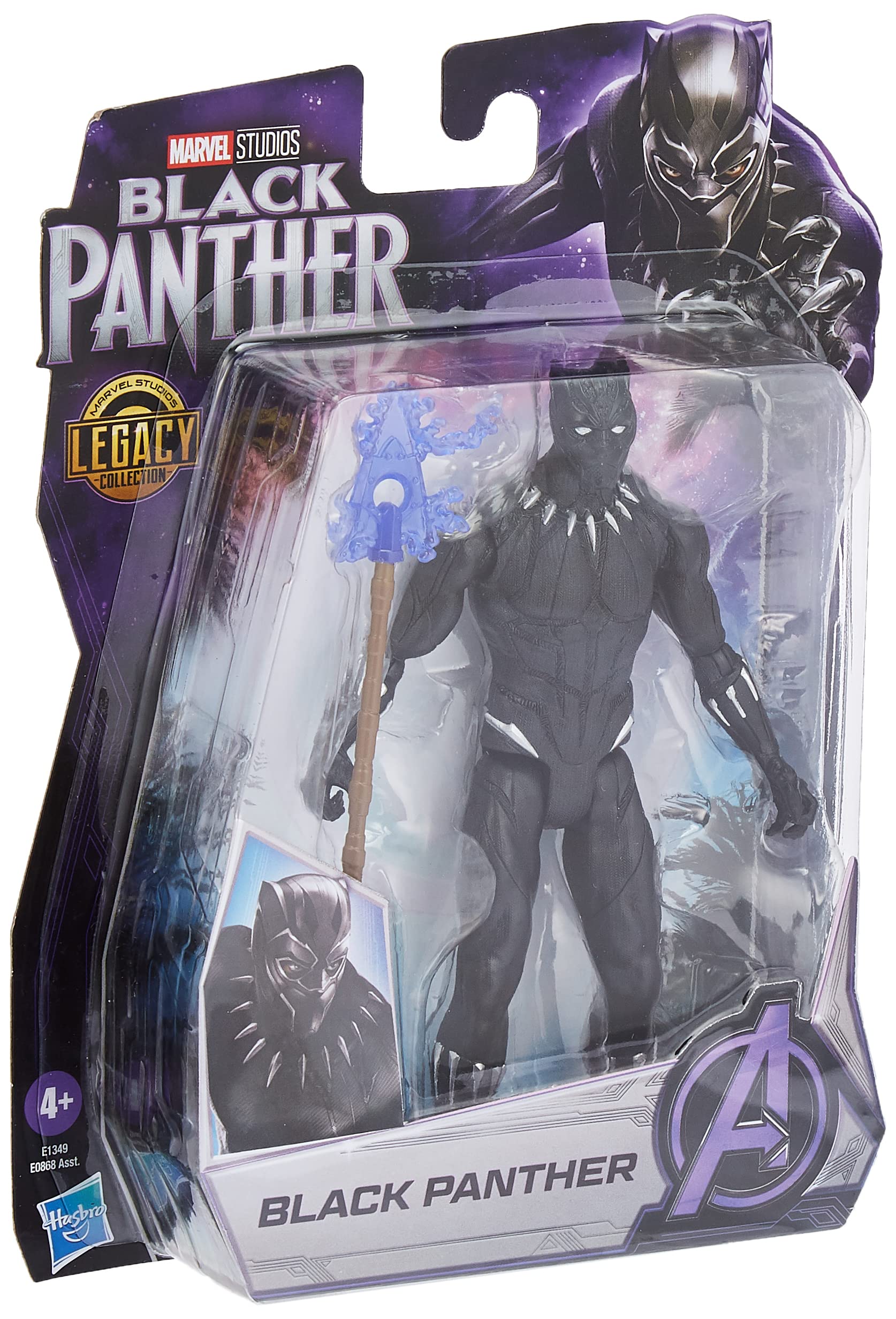 marvel-legends-series-black-panther-figurine-15-cm-legacy image 1
