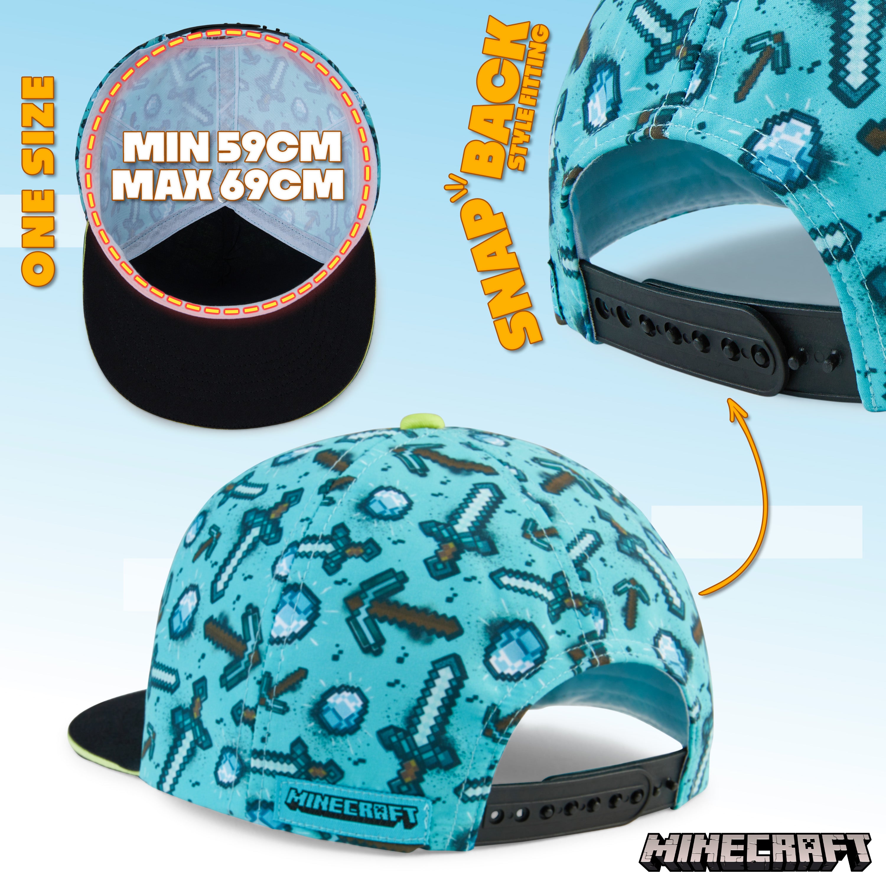 minecraft-casquette-gar-on-trucker-r-glable-creeper image 7