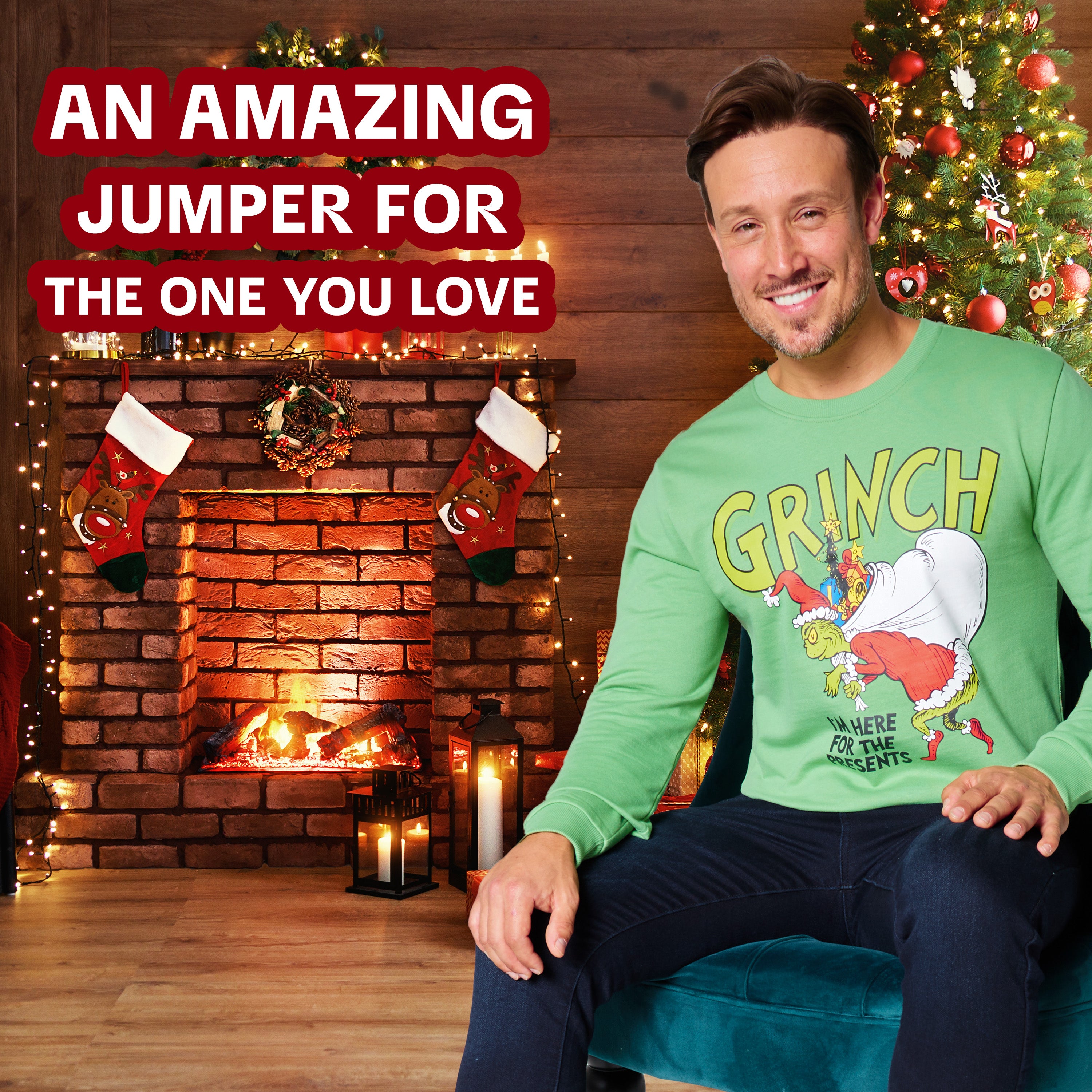 get-trend-grinch-pull-no-l-homme-sweat-chaud-vert-taille-s image 2