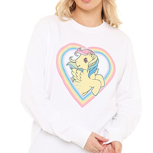 my-little-pony-rainbow-heart-sweat-femme-blanc-cotton-soul image 8