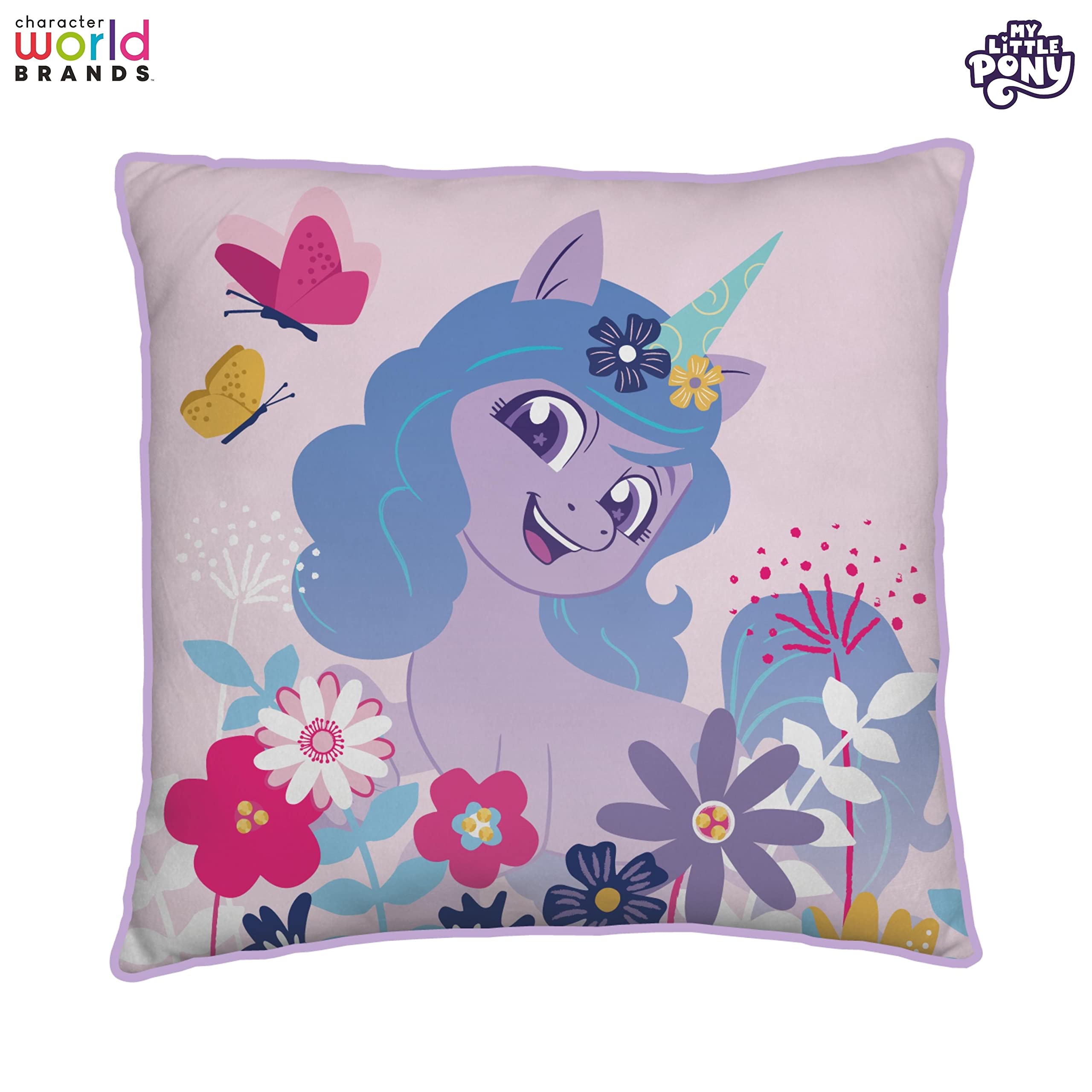 my-little-pony-coussin-carr-papillon-40x40-cm-r-versible image 3