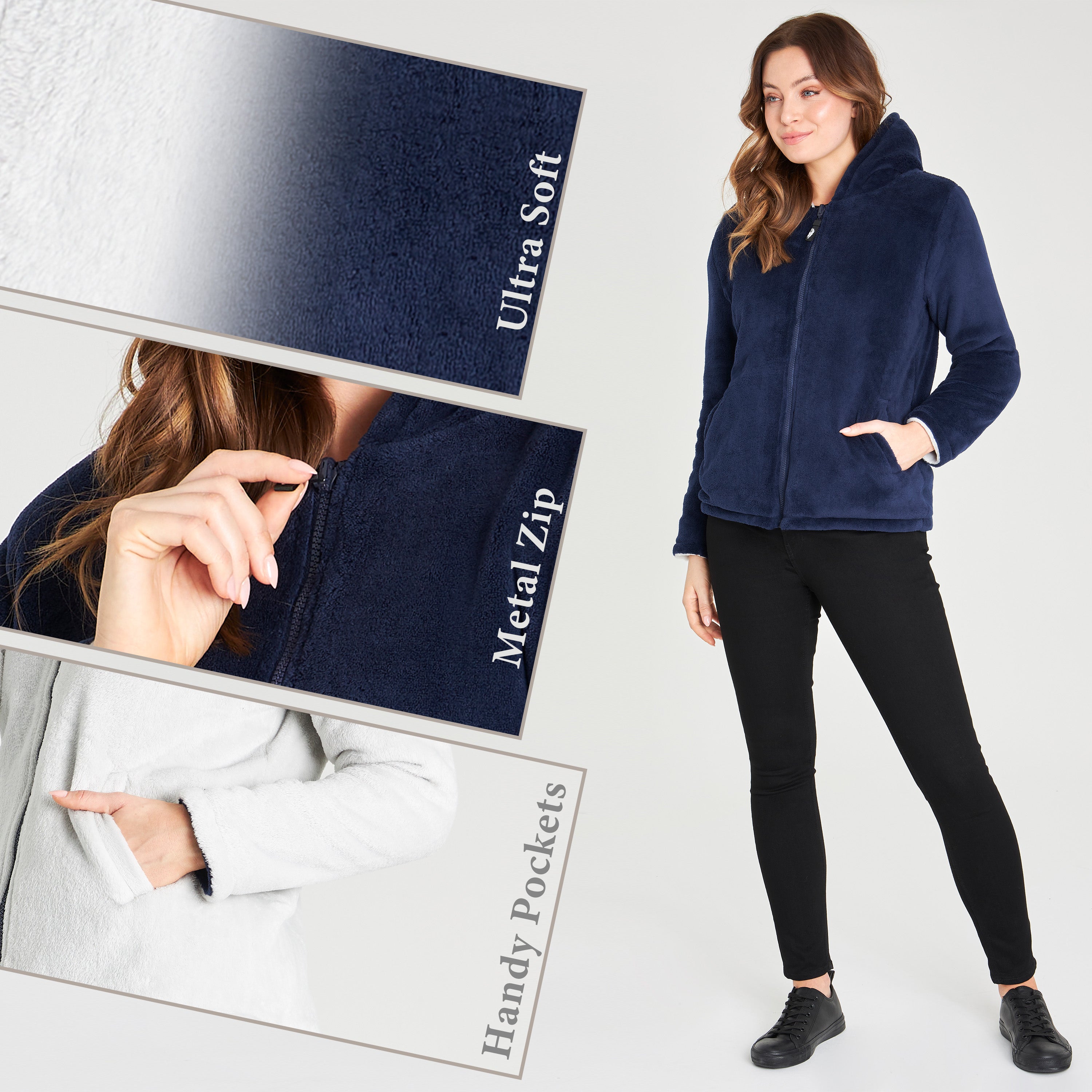 citycomfort-sweat-r-versible-femme-polaire-marine image 5