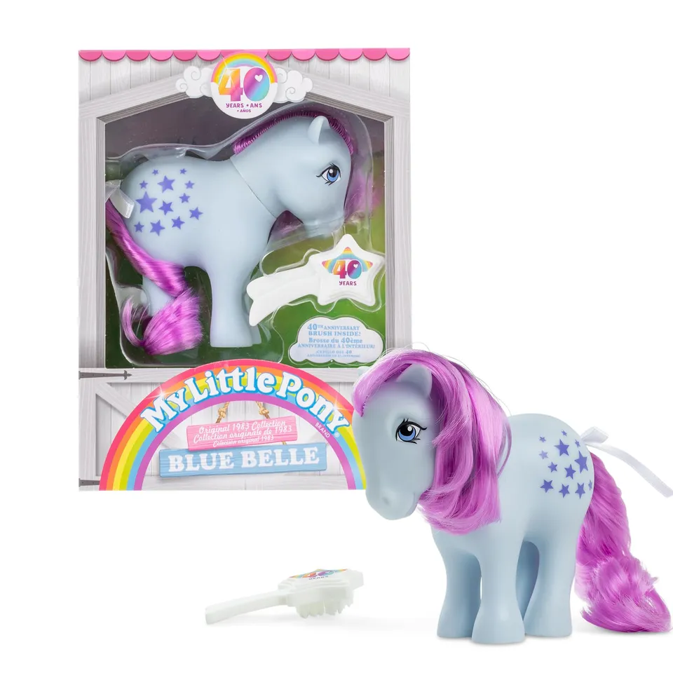 my-little-pony-classics-blue-belle-figurine-poney-10-cm image 1