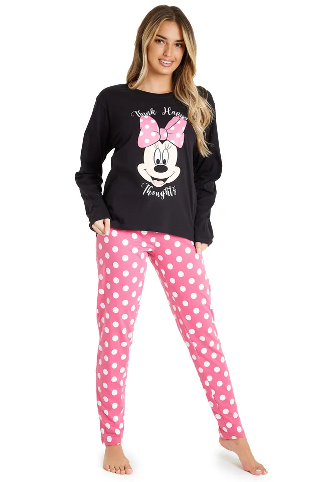 disney-minnie-pyjama-femme-coton-manches-longues-s-xl image 1