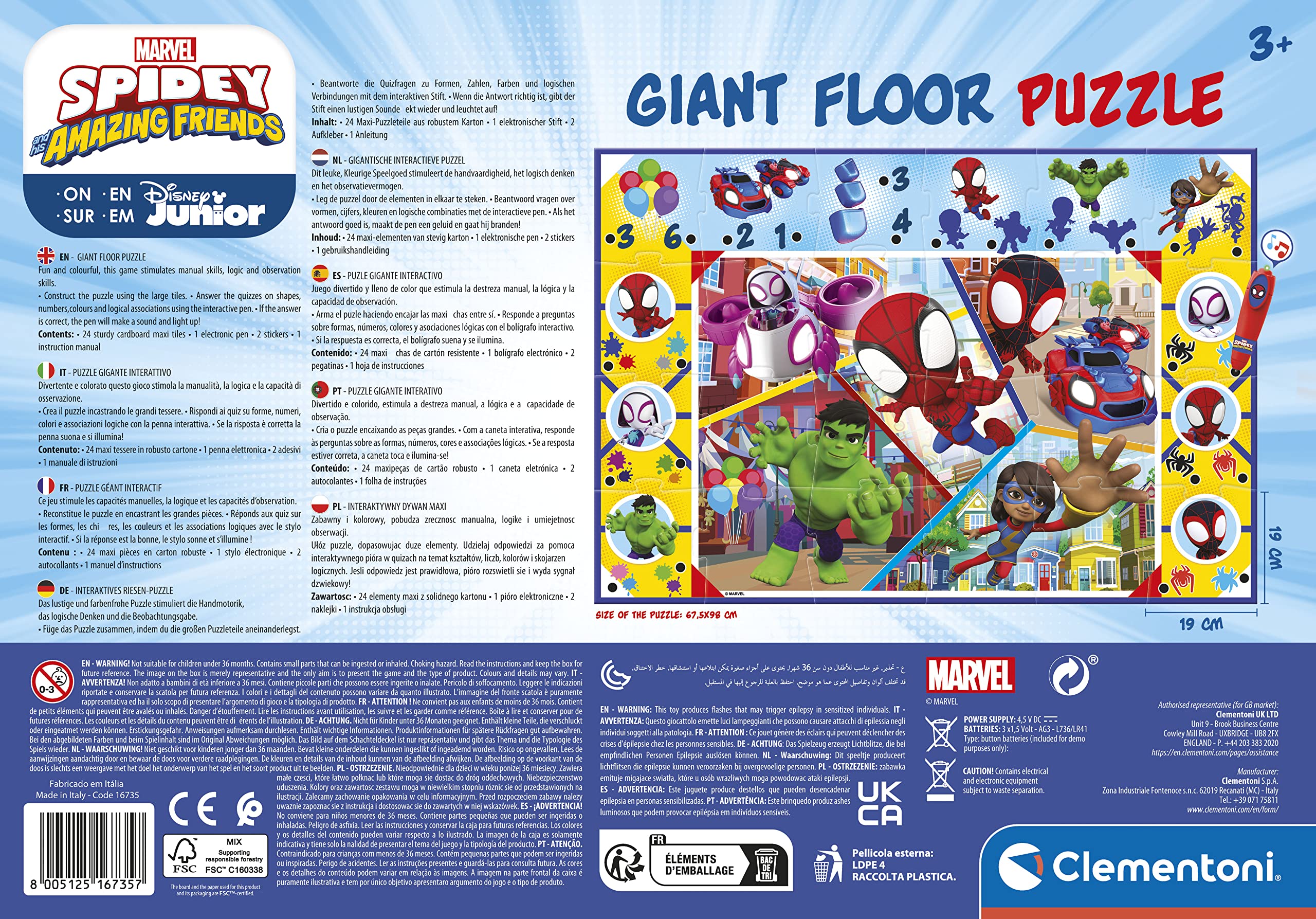 clementoni-marvel-spidey-16735-puzzle-de-sol-24-pi-ces-avec-stylo image 3