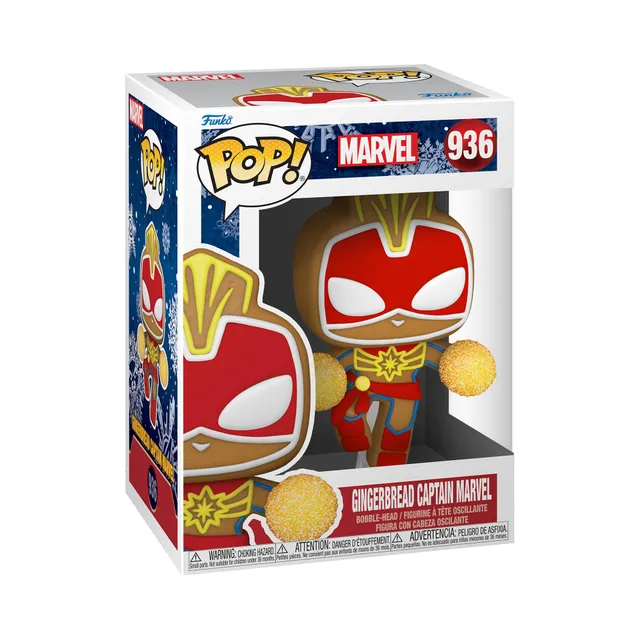 funko-pop-holiday-captain-marvel-figurine-vinyle-9-5-cm image 1