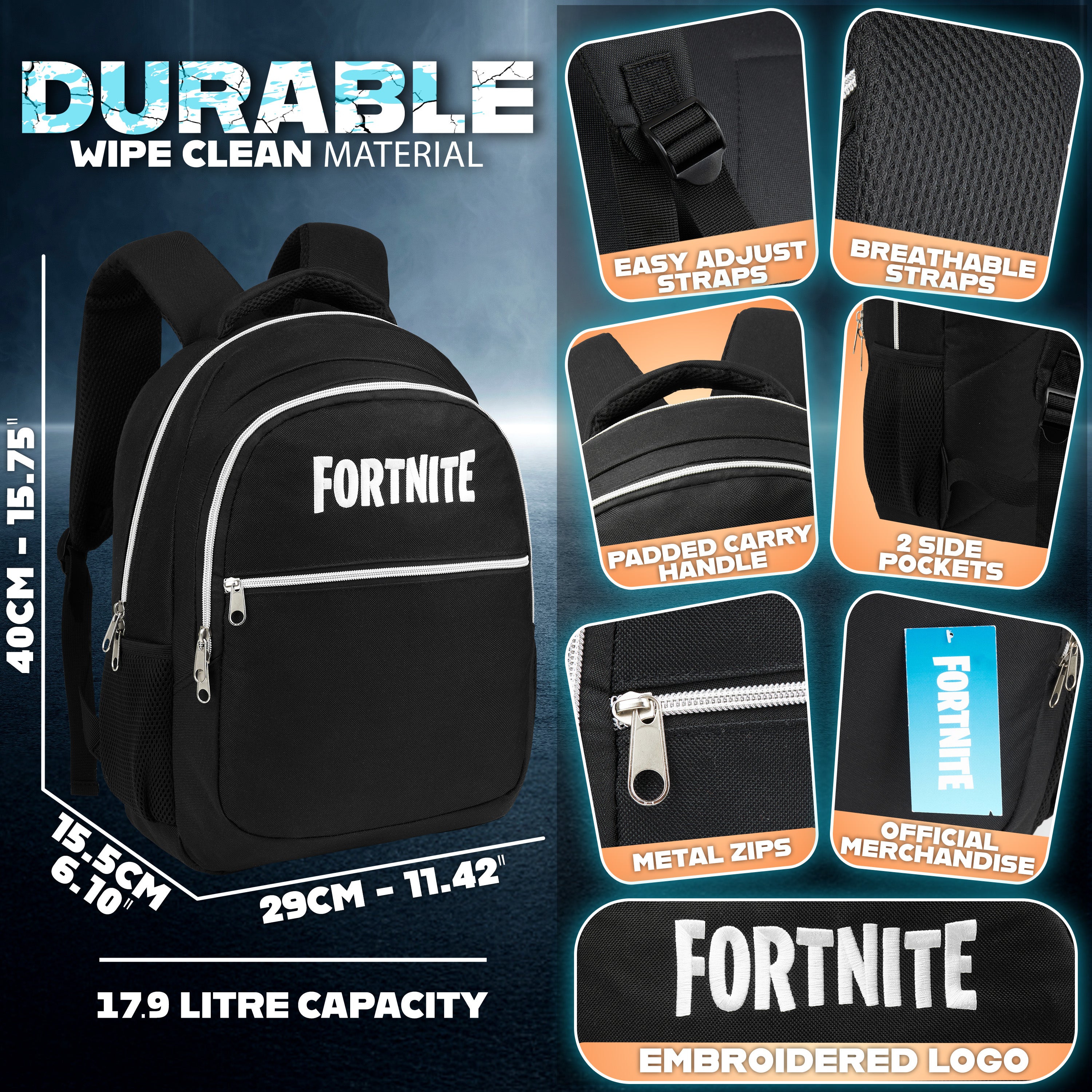 fortnite-sac-dos-gaming-camo-enfant-cole-sport image 6