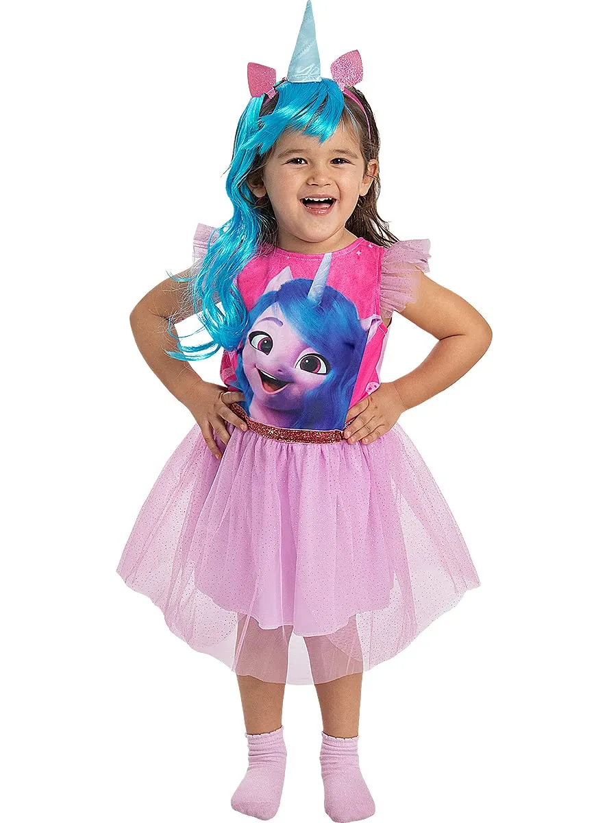 my-little-pony-izzy-moonbow-d-guisement-fille-3-4-ans-rose image 1