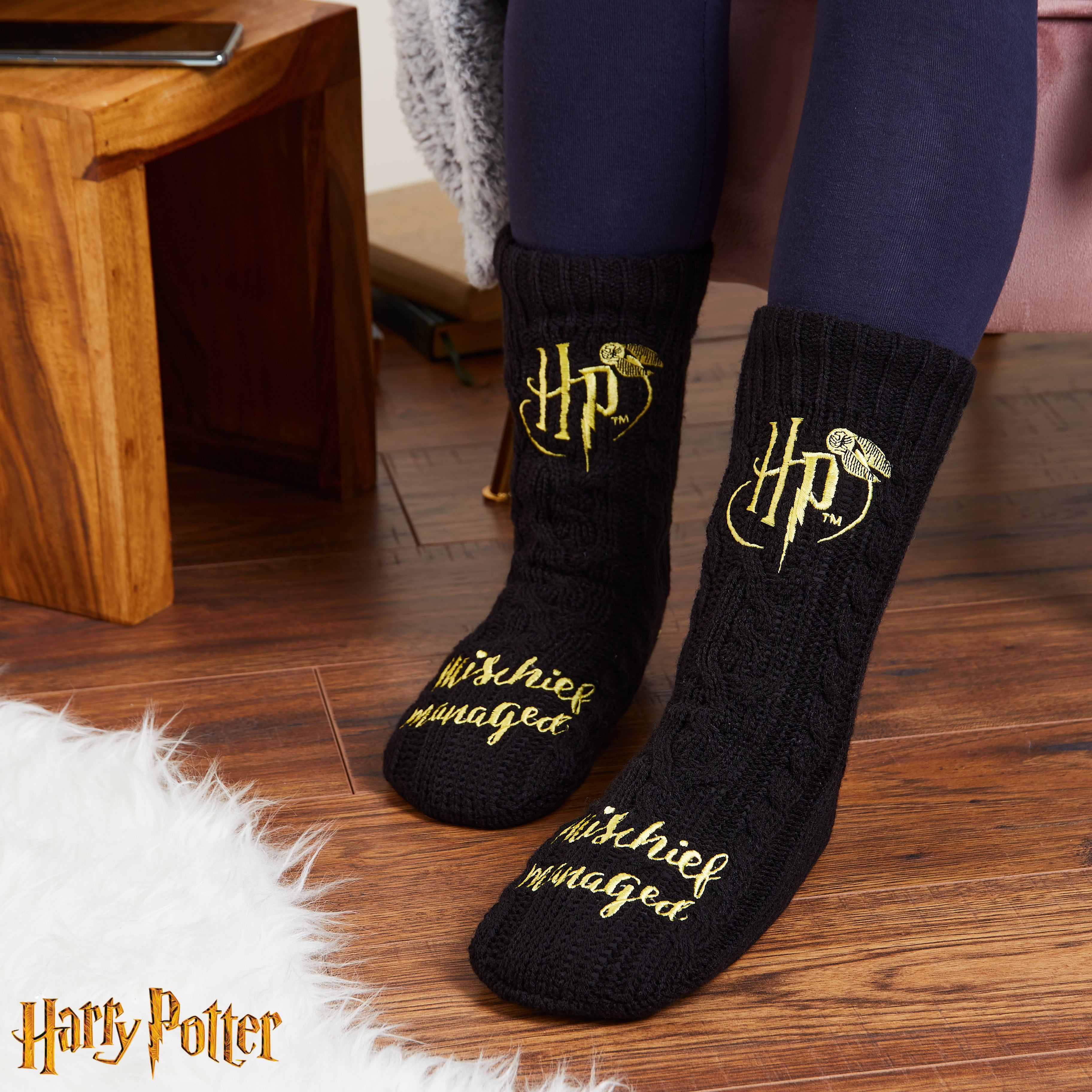 get-trend-harry-potter-chaussettes-pilou-femme-antid-rapantes image 5