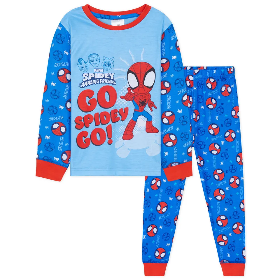 marvel-spider-man-pyjama-gar-on-2-pi-ces-5-6-ans-coton image 1