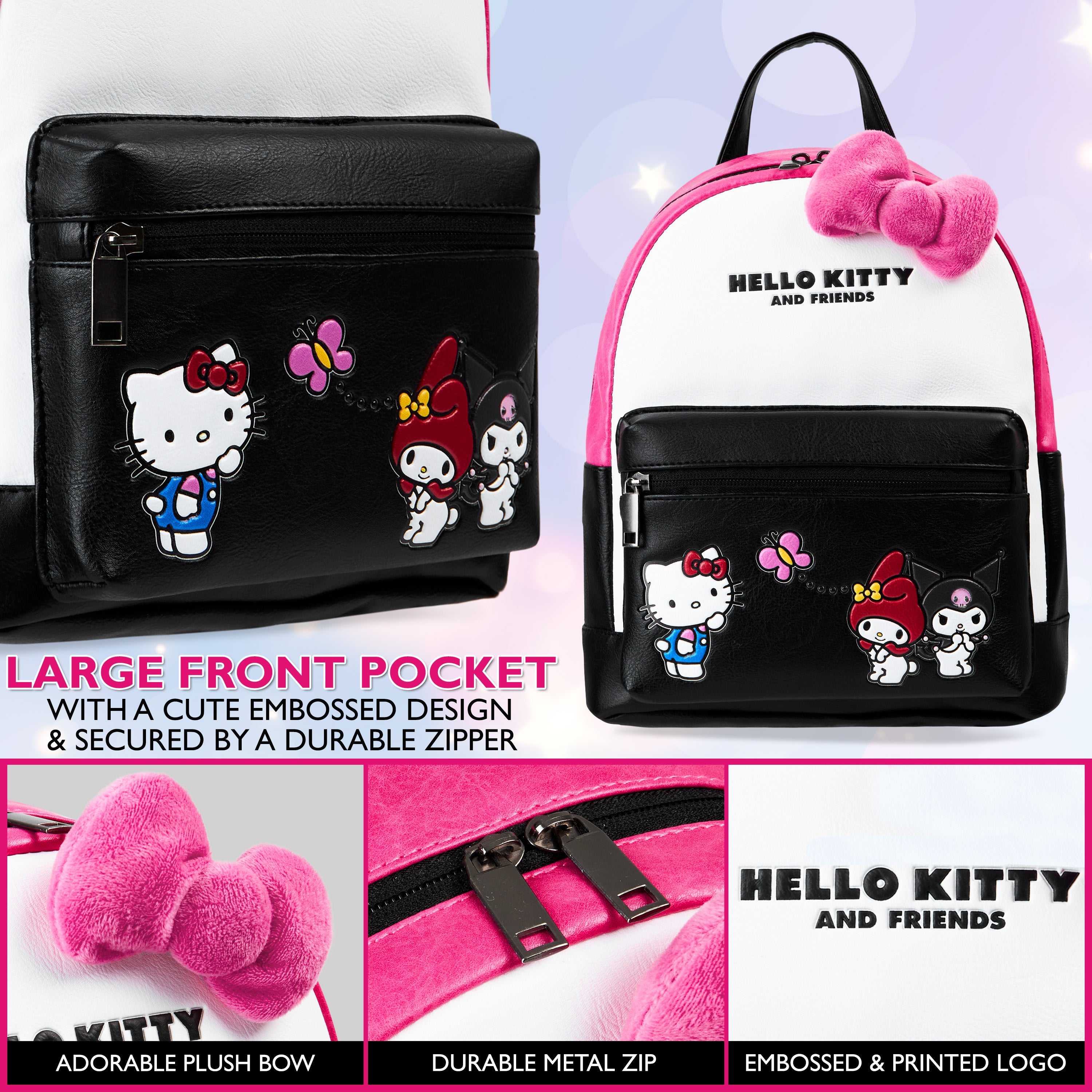 hello-kitty-sac-dos-mini-simili-cuir-femme image 4