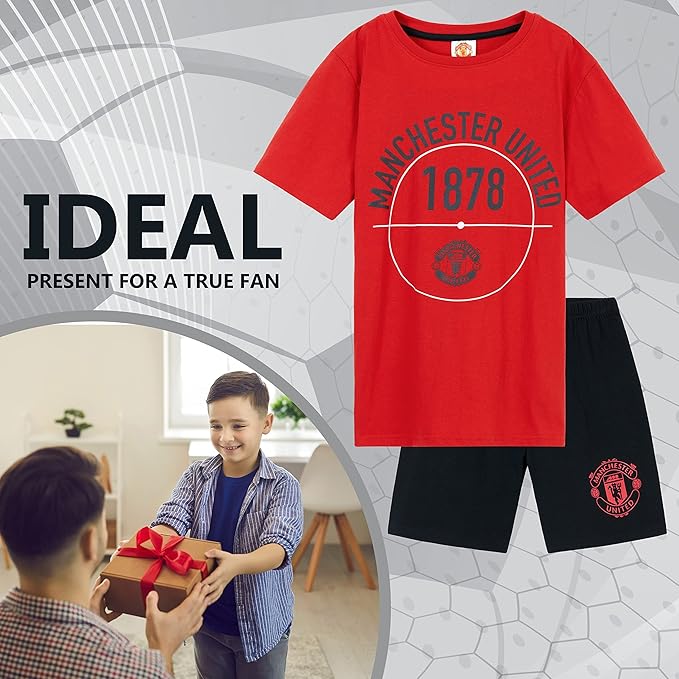 manchester-united-pyjama-gar-on-foot-short-t image 3