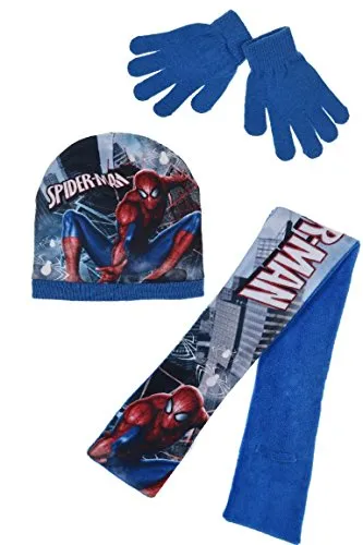 marvel-spidey-ensemble-bonnet-charpe-gants-gar-on-2 image 1