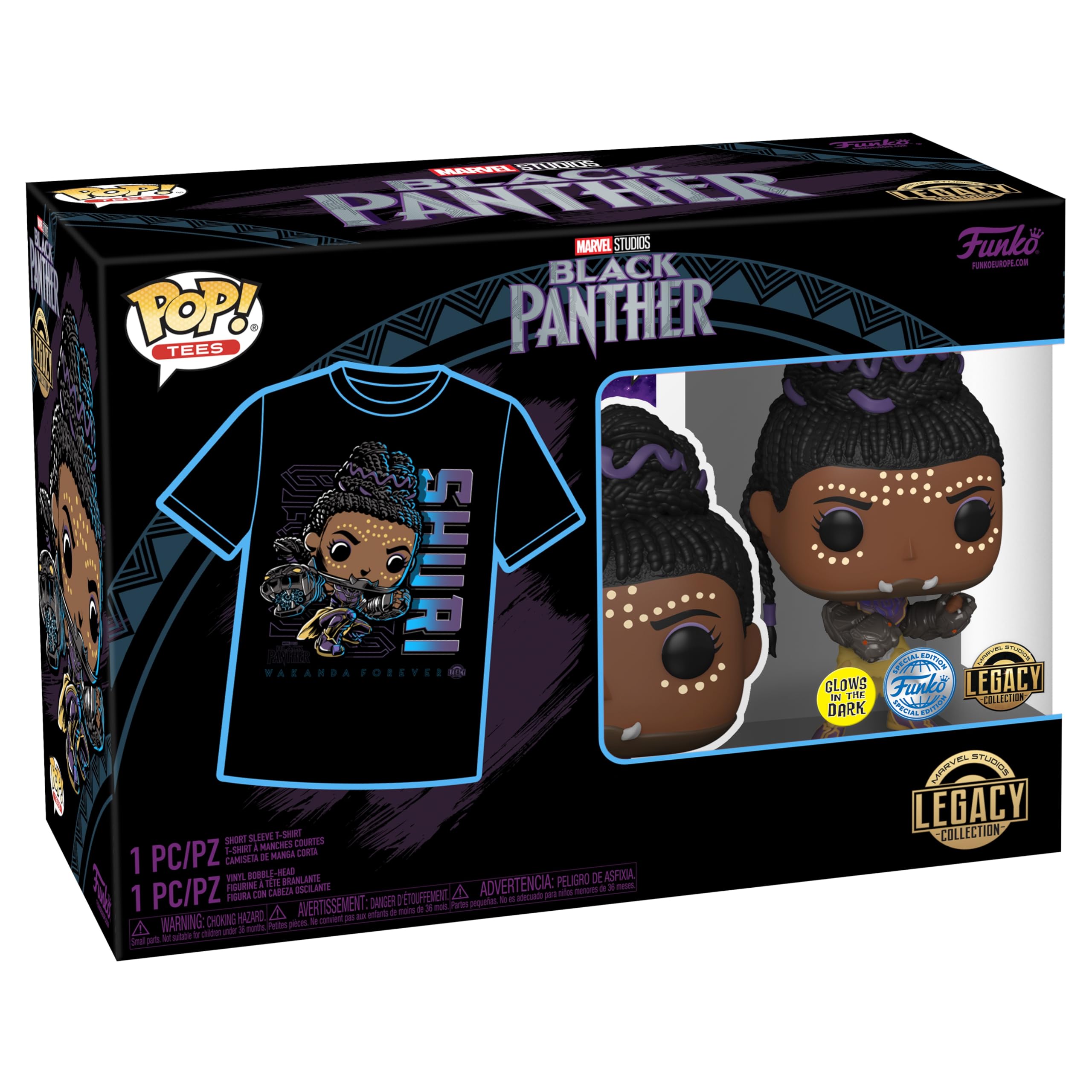 funko-pop-shuri-black-panther-figurine-vinyle-t-shirt-l image 2
