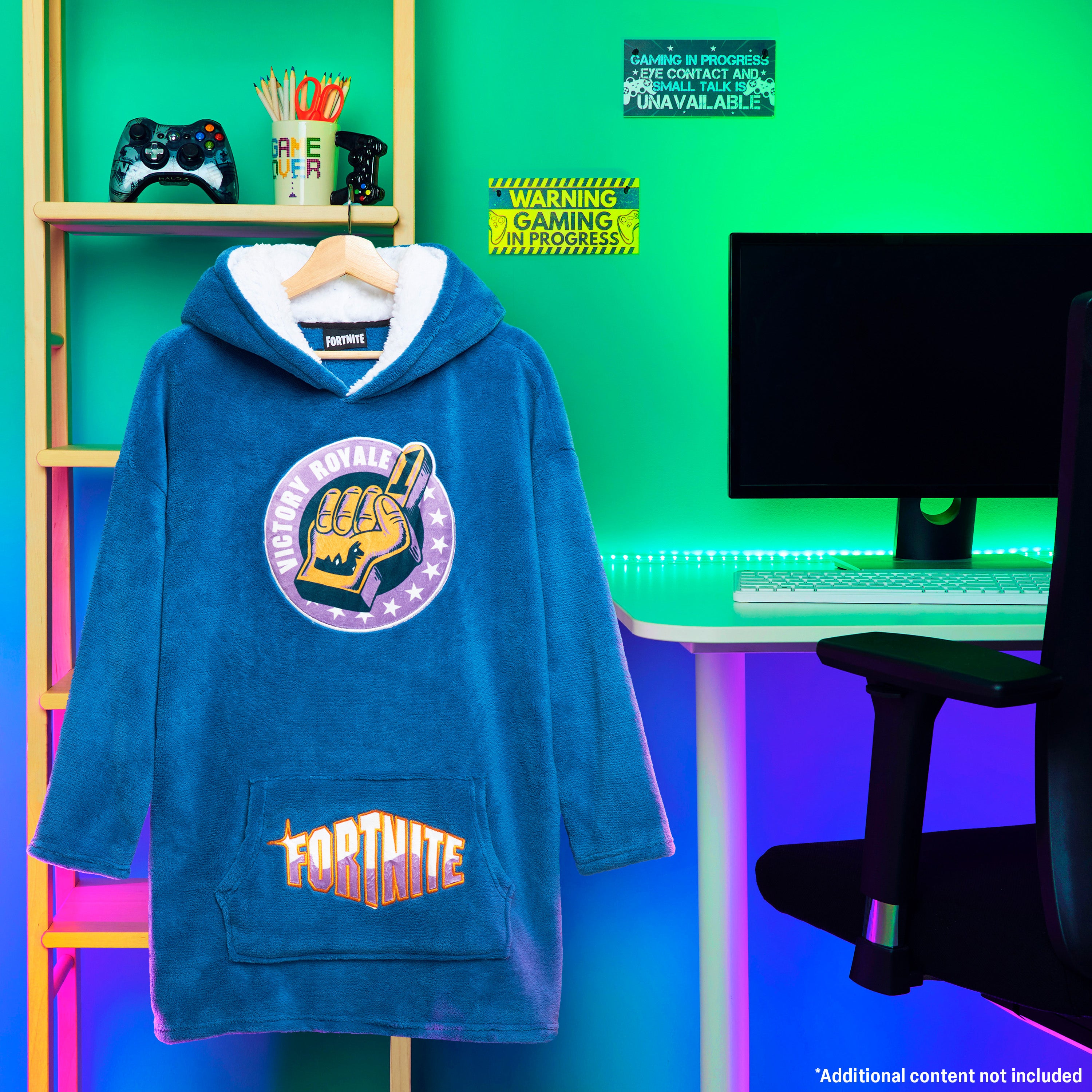 get-trend-fortnite-sweat-plaid-enfant-ado-14-polaire-sherpa image 5