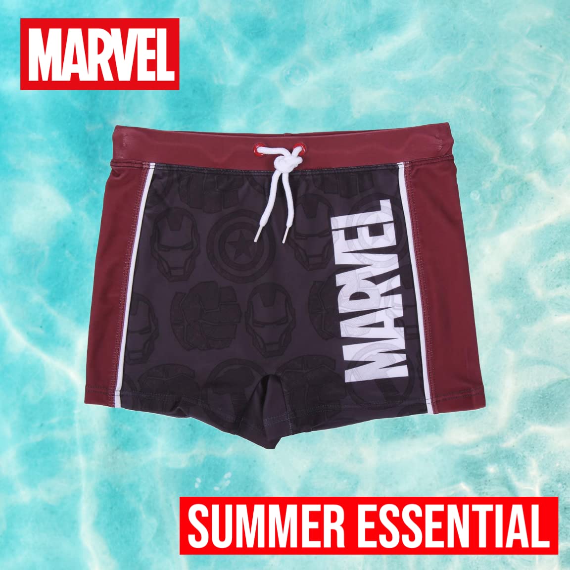 marvel-avengers-short-de-bain-gar-on-s-chage-rapide-6-12-ans image 6