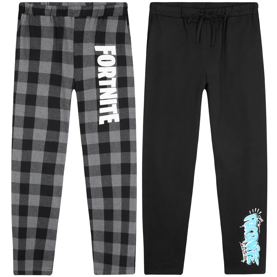 fortnite-bas-pyjama-gar-on-lot-de-2-poches-13-16-ans image 1