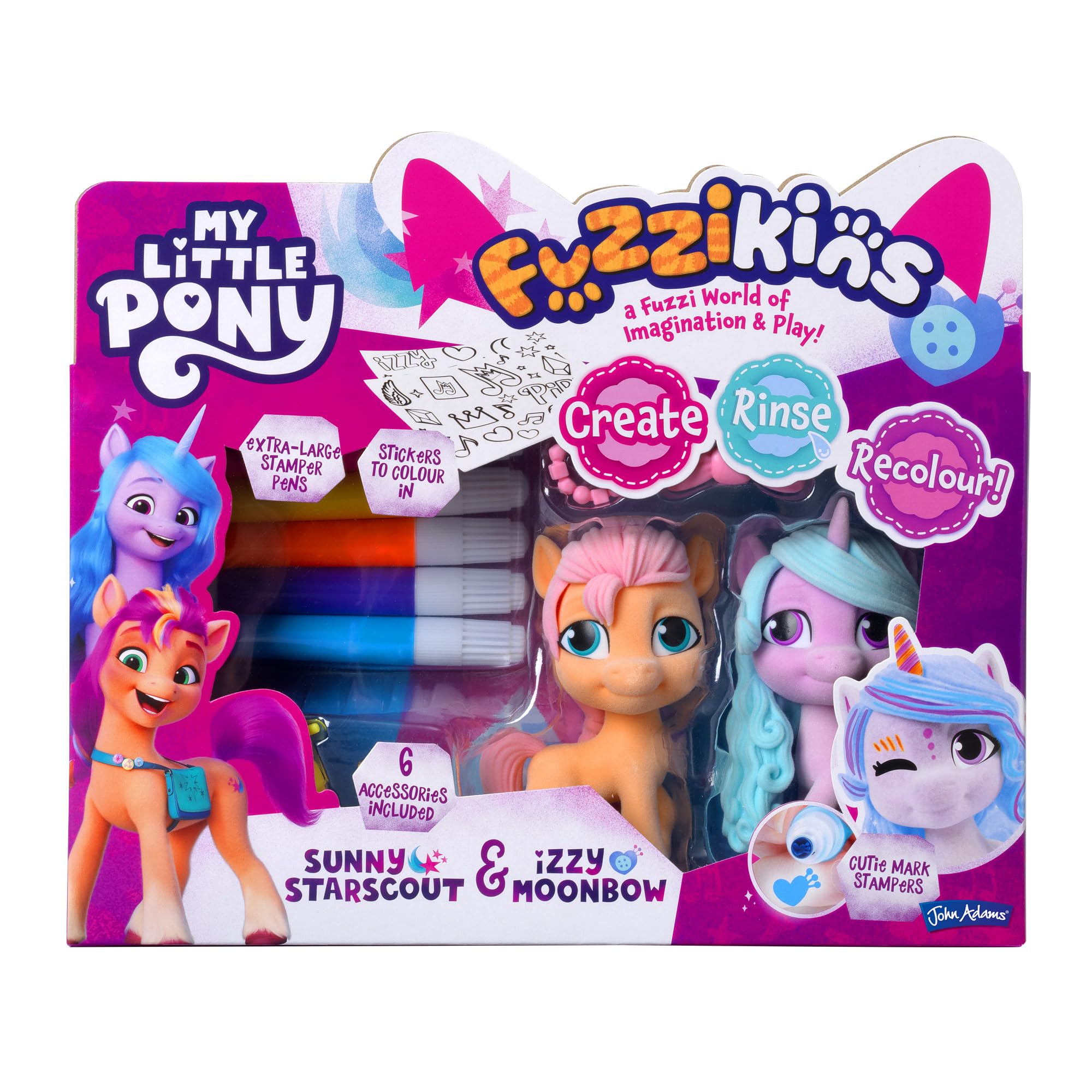 my-little-pony-fuzzikins-lot-2-sacs-dos-colorier image 1