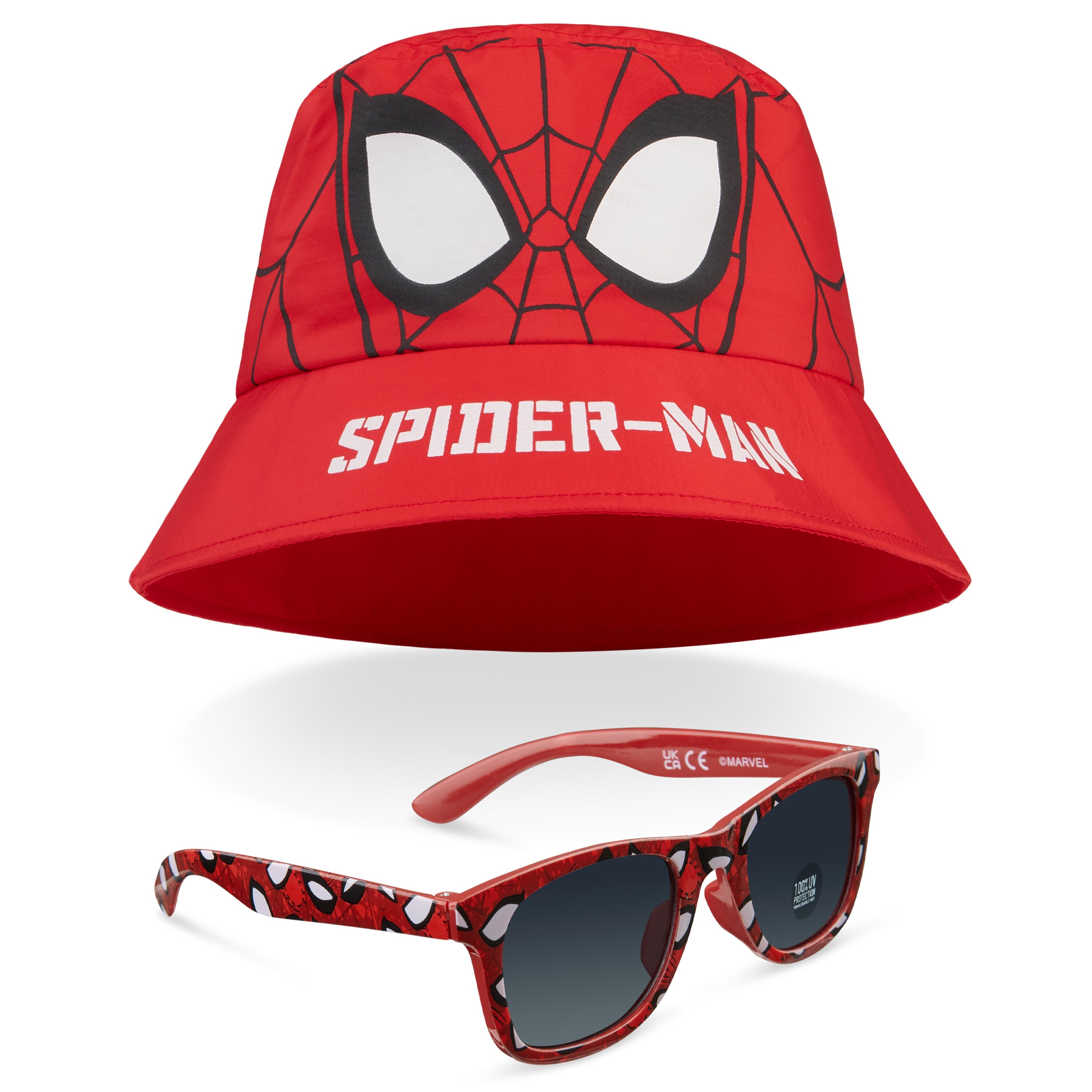 marvel-chapeau-bob-enfant-lunettes-soleil-uv-set-t image 1