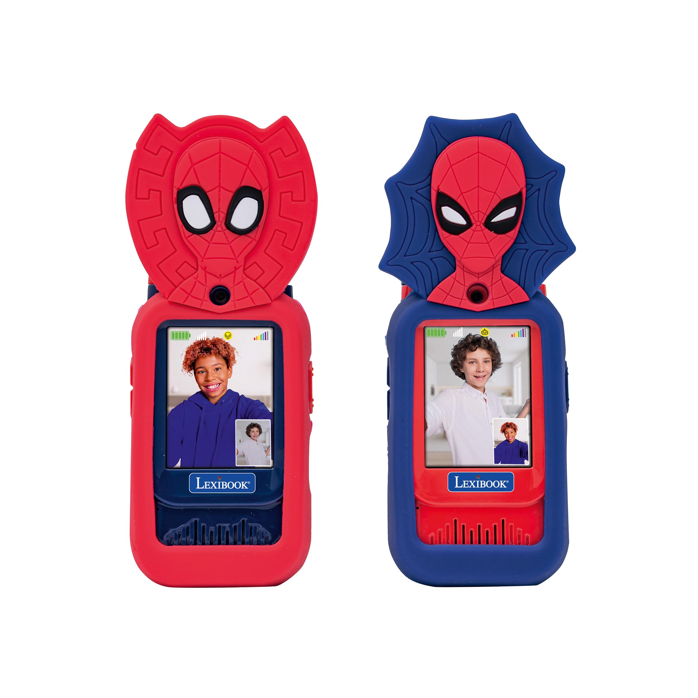 lexibook-spider-man-talkie-walkie-vid-o-300-m-rechargeable image 2