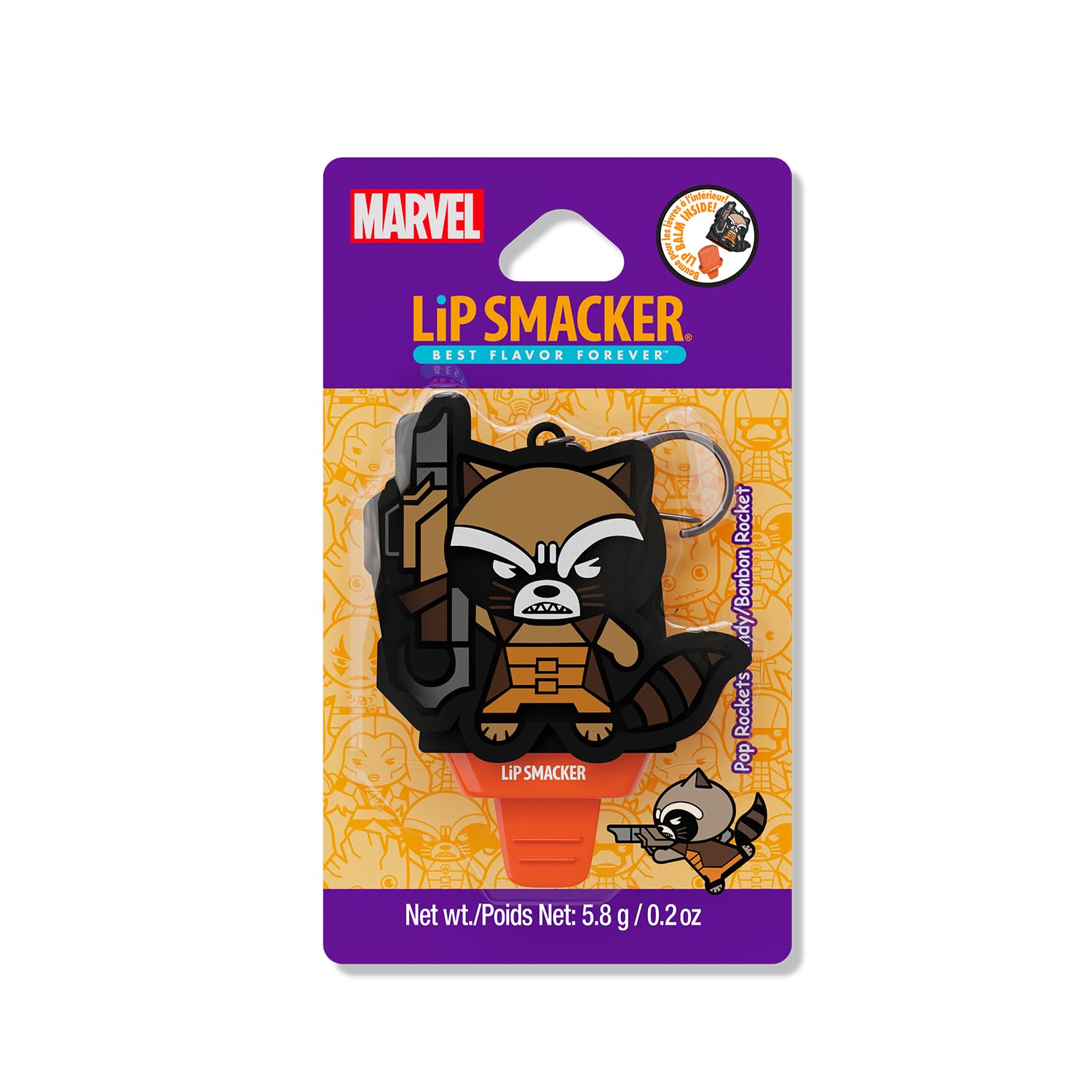 lip-smacker-marvel-black-panther-baume-l-vres-mandarine-porte-cl-s image 5
