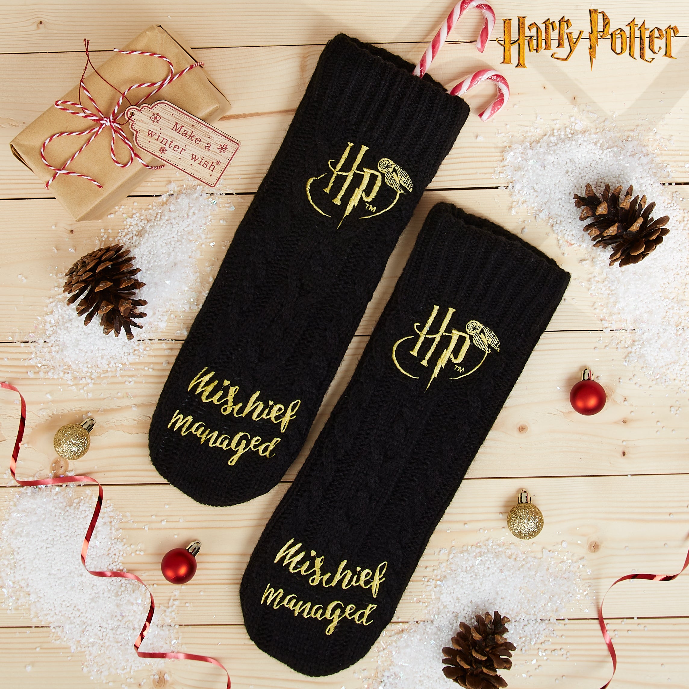 get-trend-harry-potter-chaussettes-pilou-femme-antid-rapantes image 2