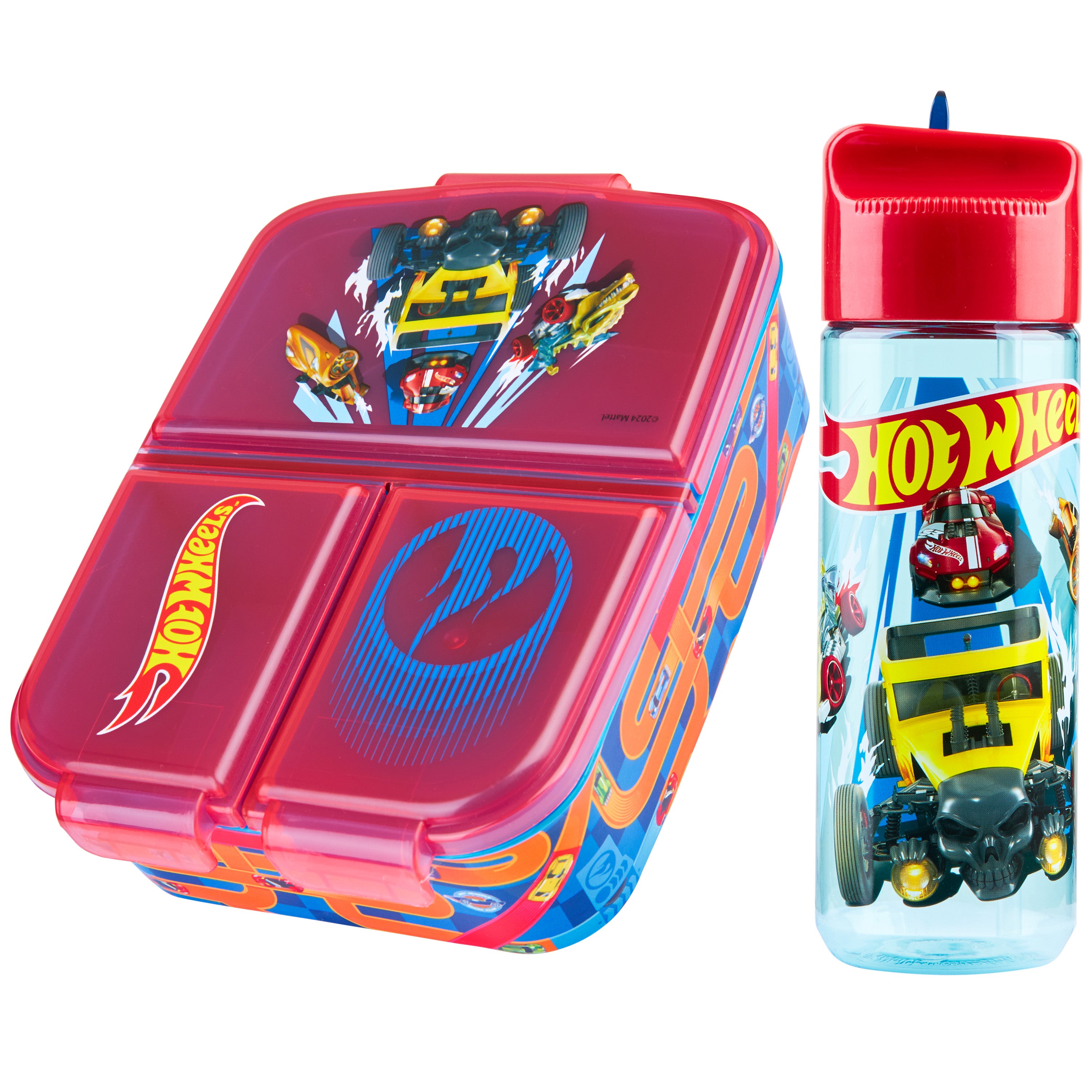 hot-wheels-lunch-box-bento-gourde-340-ml-gar-on image 1