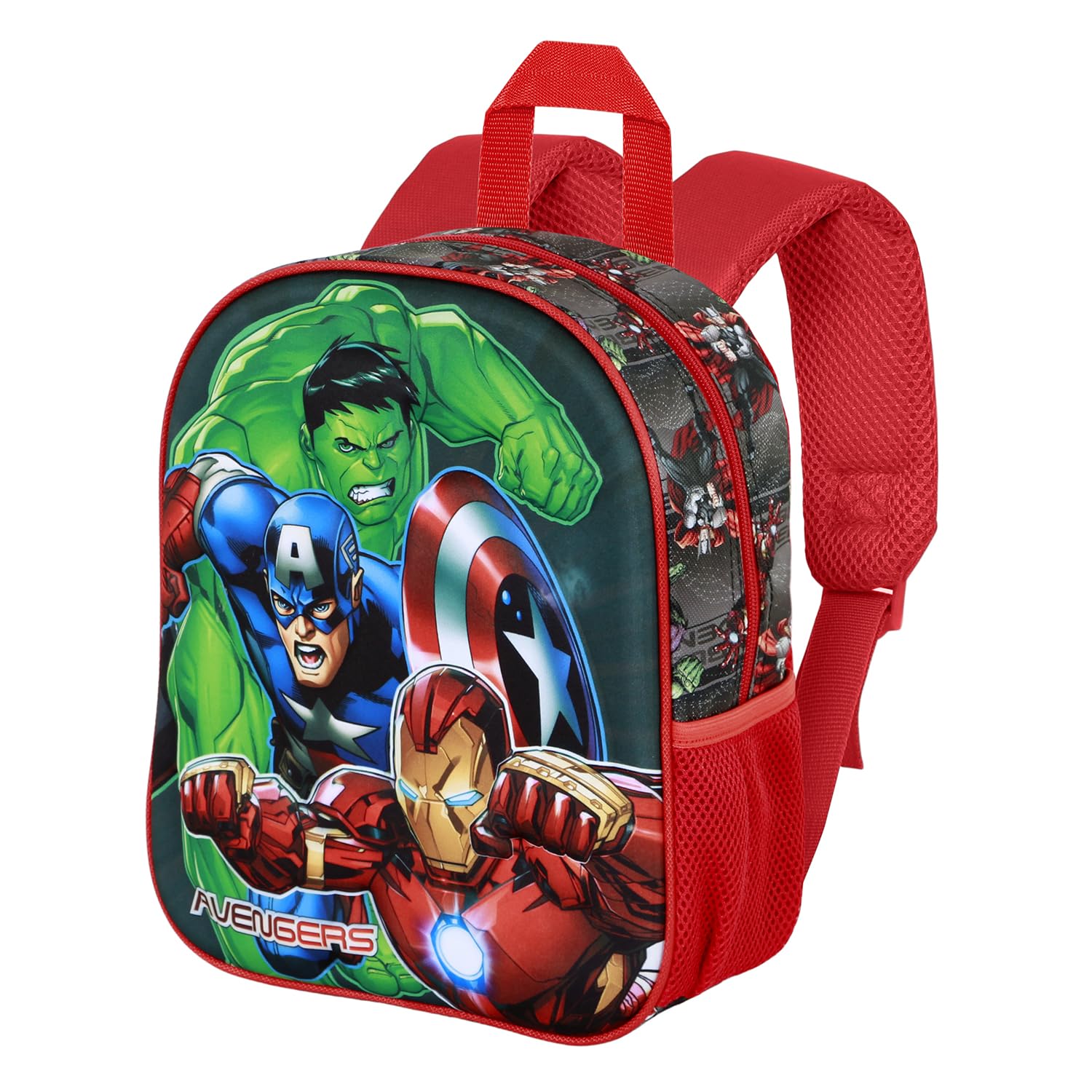 marvel-spiderman-team-up-sac-dos-jaune-8-l-pr-scolaire image 6