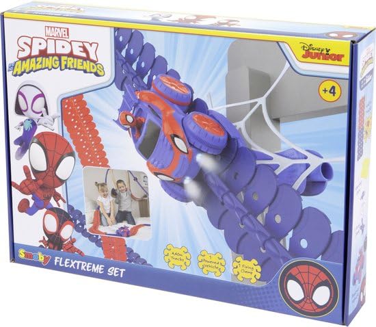 smoby-spidey-flextreme-circuit-voiture-4-40-m-lumineux-4-ans image 5