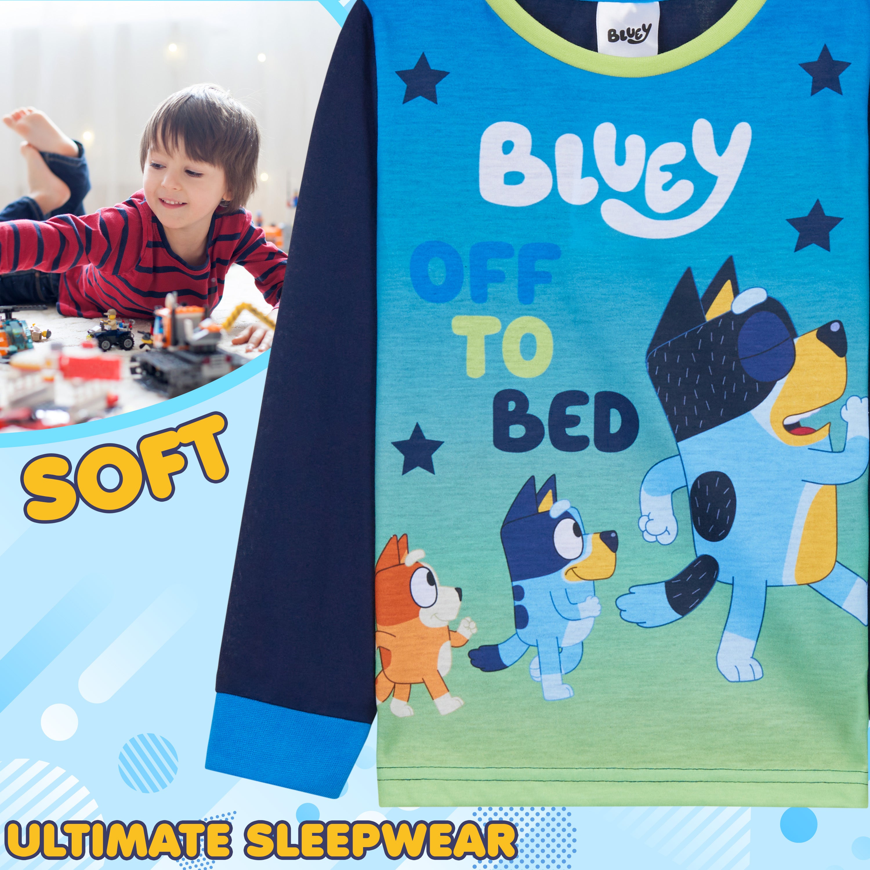 bluey-pyjama-long-gar-on-manches-longues-respirant image 5